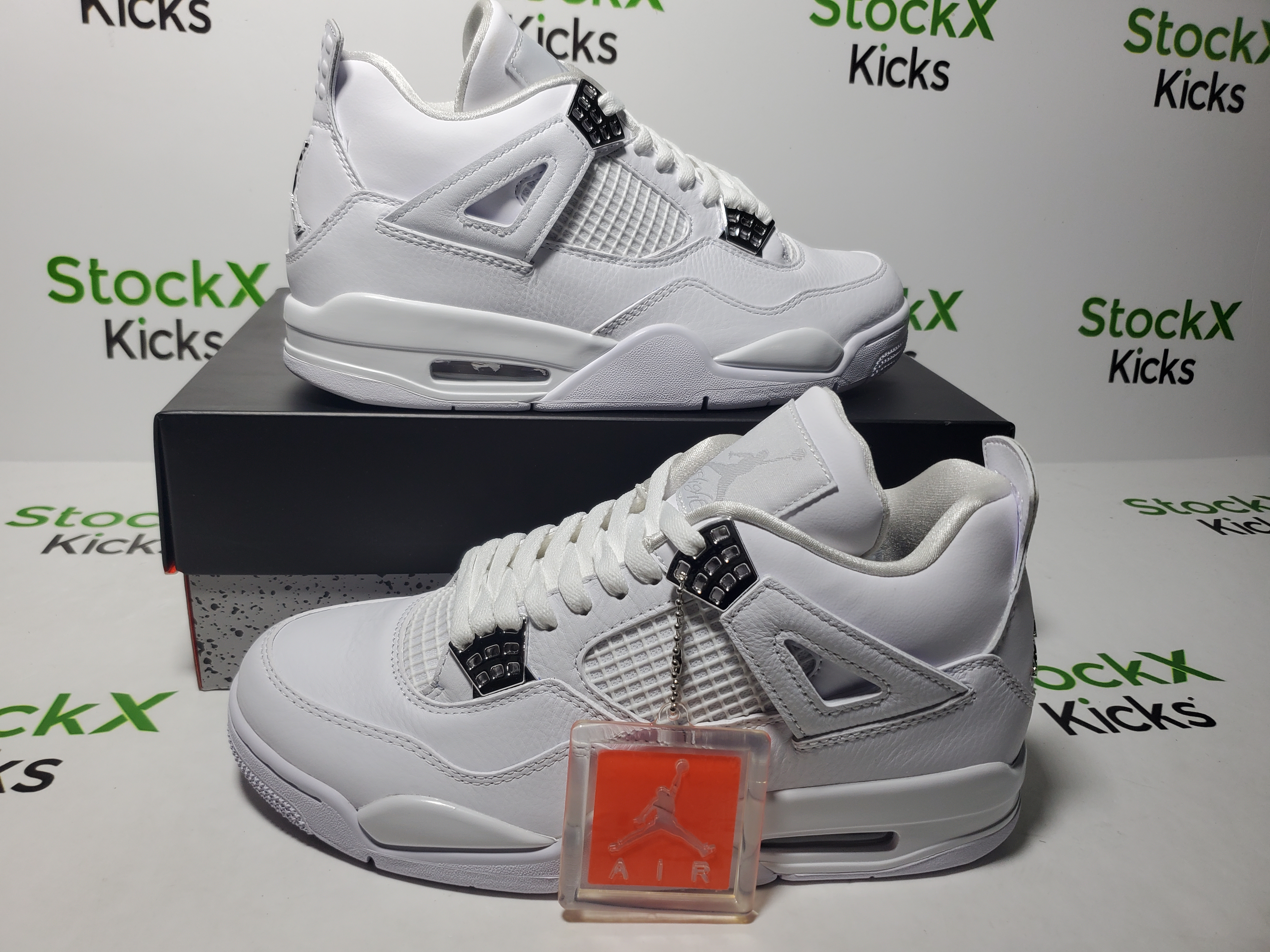 PK God Batch Air Jordan 4 Retro Pure Money (2017) 308497-100 review Stockicks 01