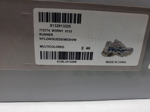 Balenciaga Runner Sneaker Graffiti - White Blue 772774 W3RBQ 9040 review 