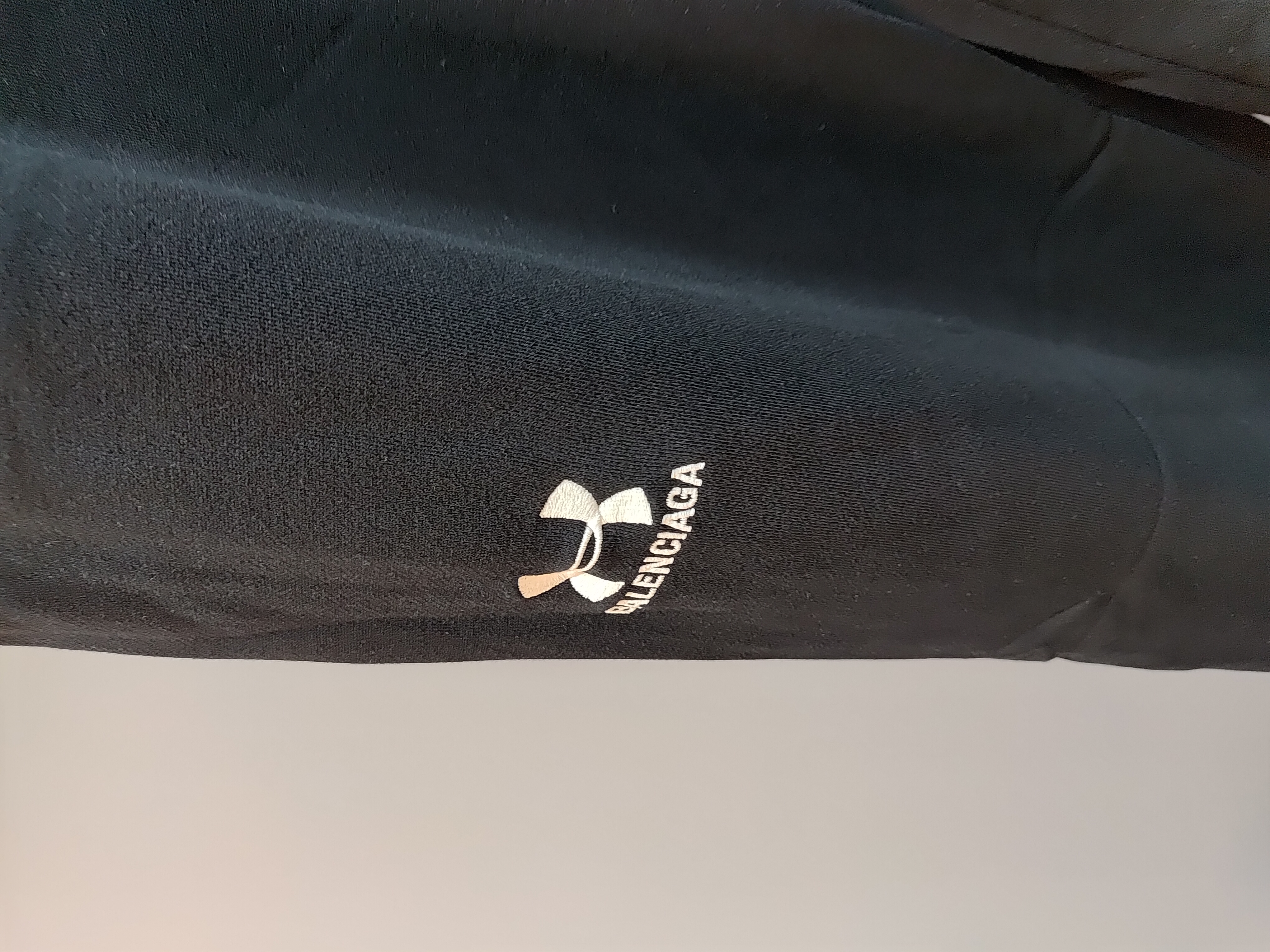 Balenciaga x Under Armour Zip Up Hoodie 'Black/White' +Balenciaga x Under Armour Baggy Sweatpants 'Black/White' review Stockicks 06