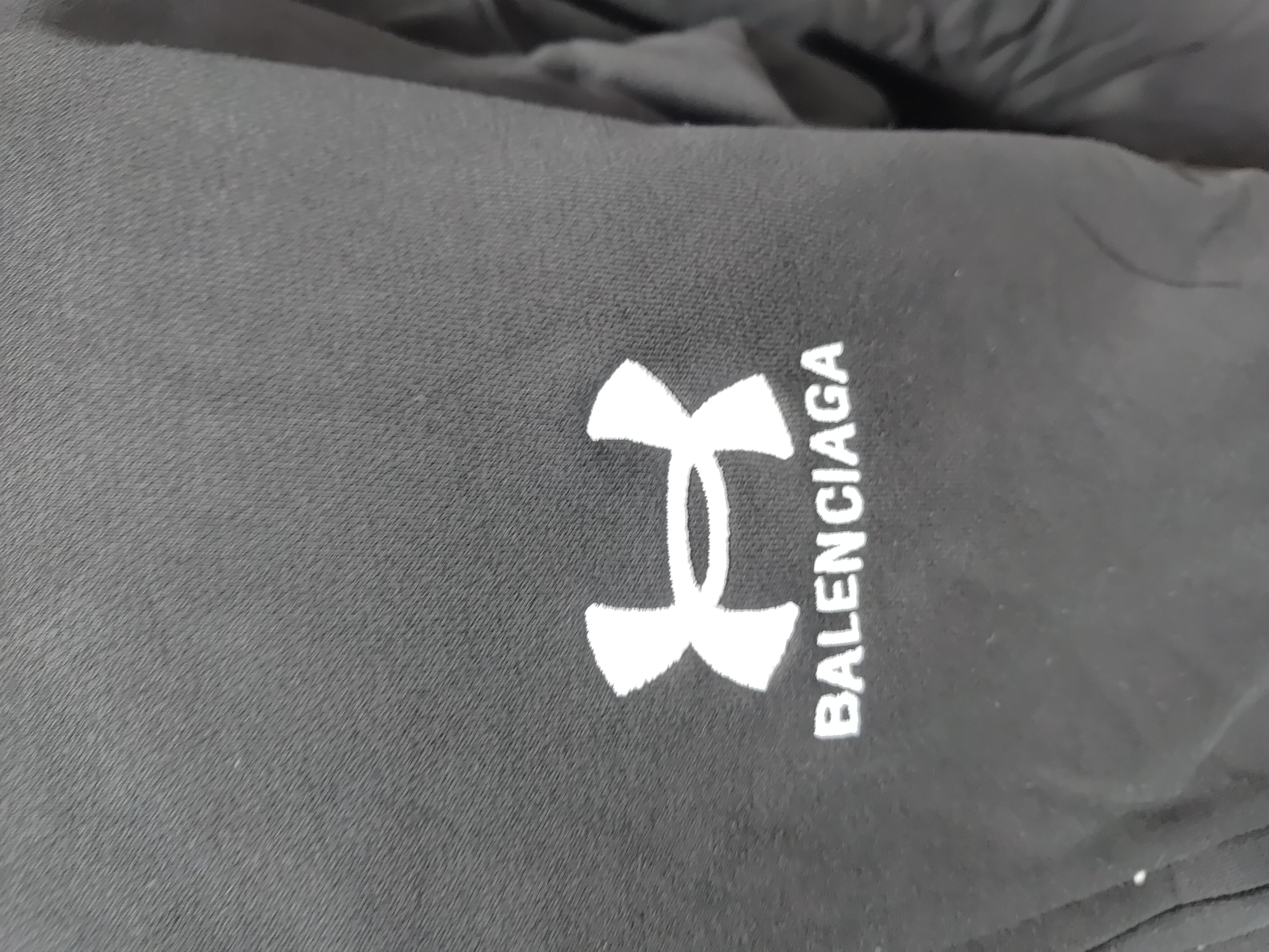 Balenciaga x Under Armour Zip Up Hoodie 'Black/White' +Balenciaga x Under Armour Baggy Sweatpants 'Black/White' review Stockicks 01