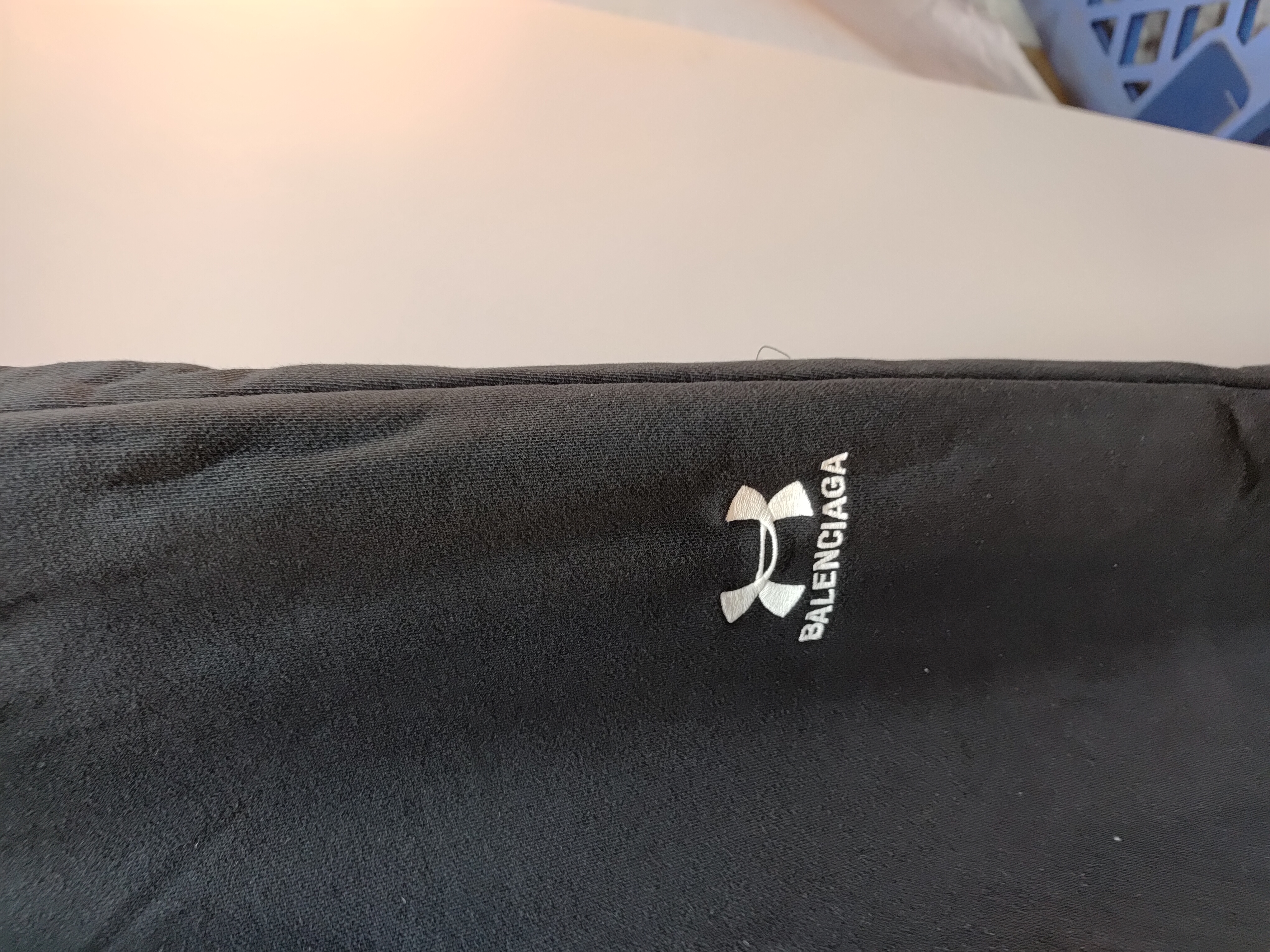 Balenciaga x Under Armour Zip Up Hoodie 'Black/White' +Balenciaga x Under Armour Baggy Sweatpants 'Black/White' review Stockicks 07