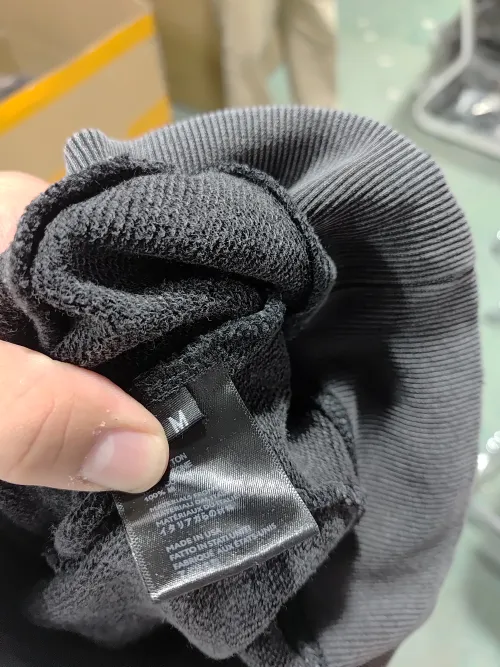 AMIRI Lounge Crystal Embellished Distressed Graphic Hoodie #5889 Black/Apricot review 