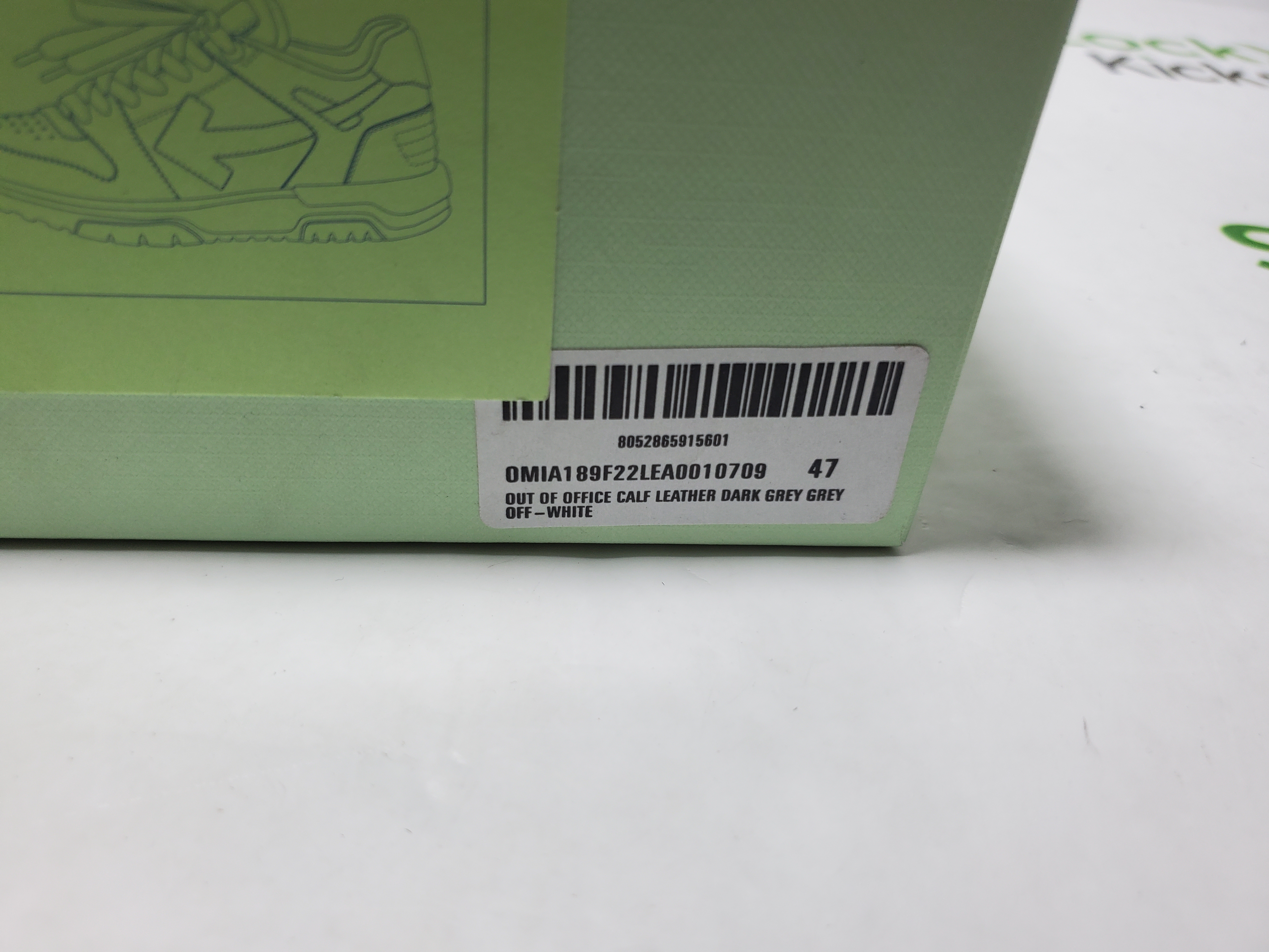 PK God Batch OFF-WHITE Out Of Office OOO Low Tops Black And White Gray OMIA189F 22LEA001 0709 review Stockicks 00