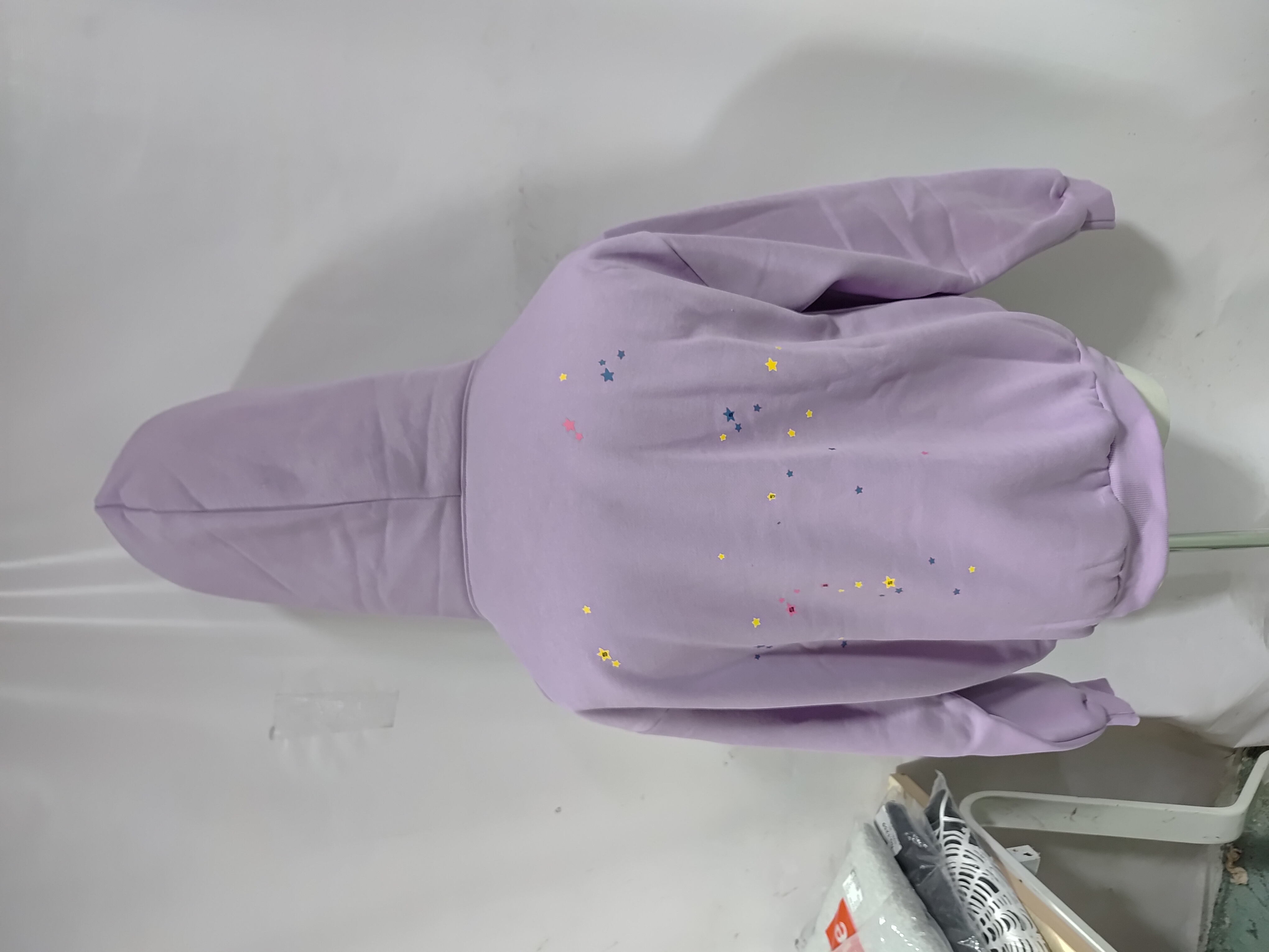 Sp5der Acai Hoodie Purple YZ EG911 review Stockicks 03