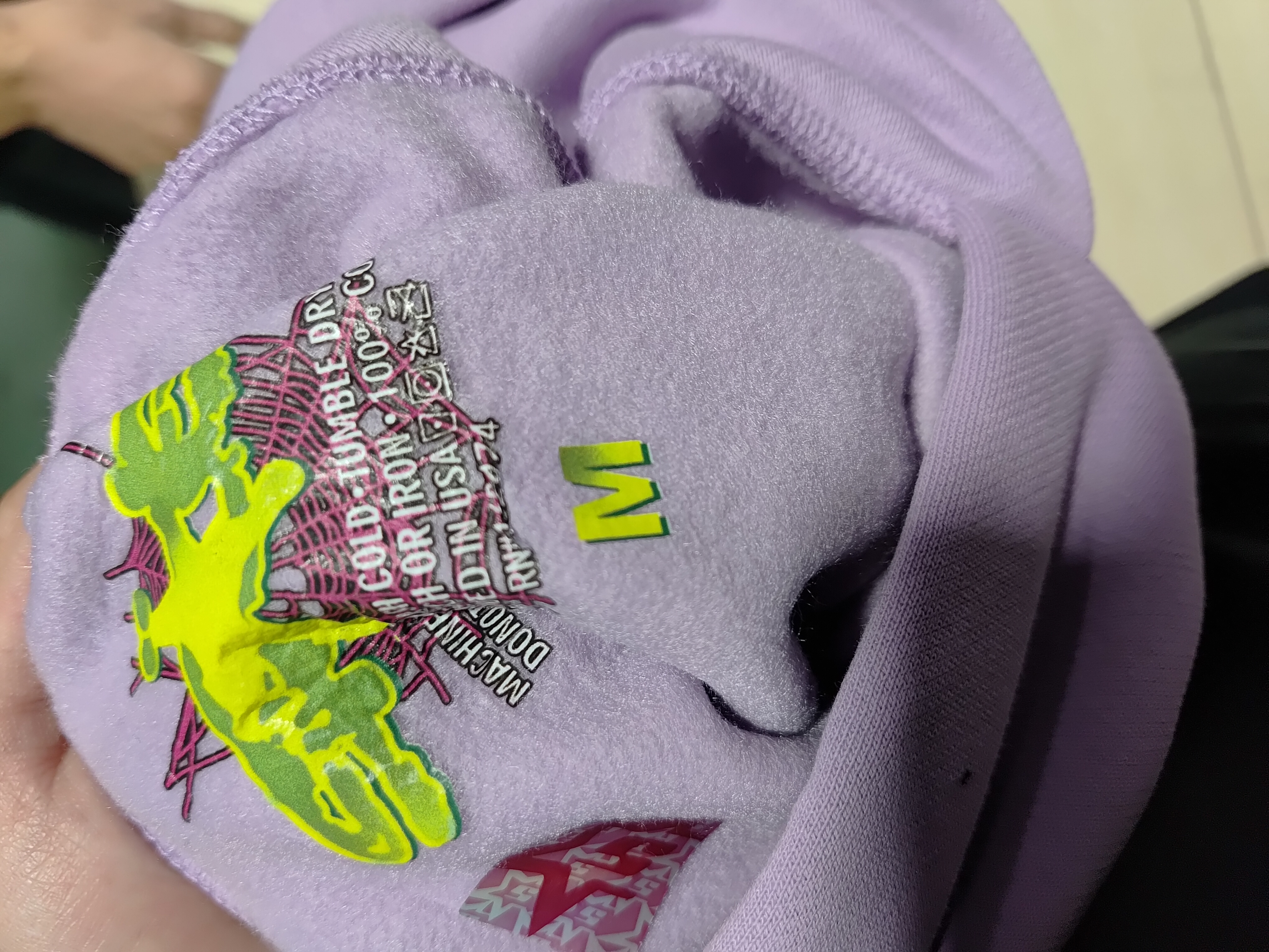 Sp5der Acai Hoodie Purple YZ EG911 review Stockicks 00