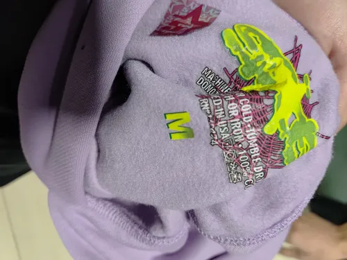 Sp5der Acai Hoodie Purple YZ EG911 review 