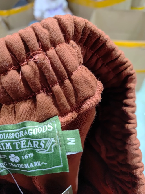 Denim Tears The Cotton Wreath Sweatpants Brown review 