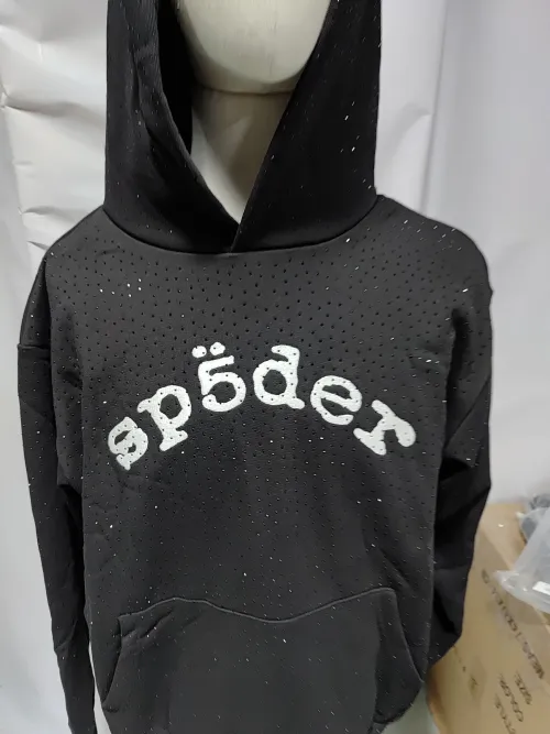 Sp5der Phantom Web Hoodie & Sweatpant Set Black review 