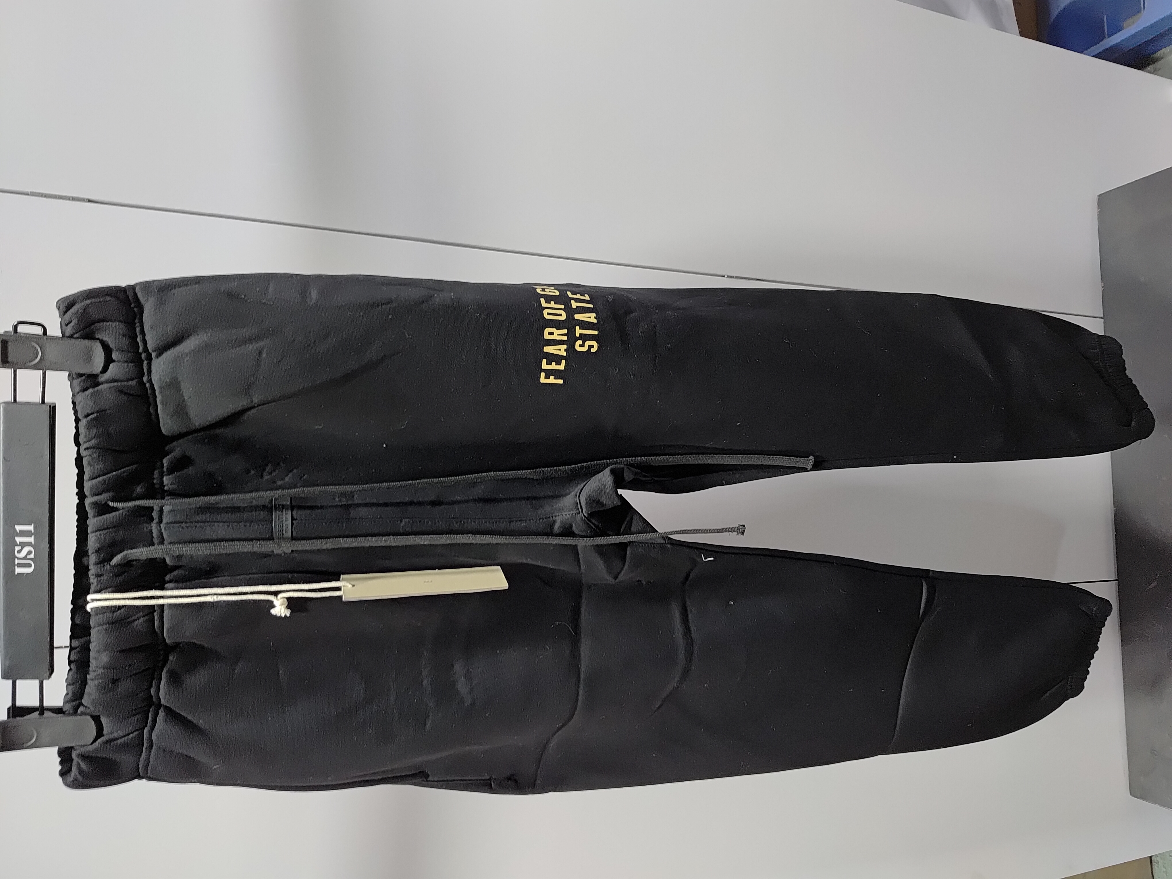 Fear of God Essentials Fleece Hoodie & Sweatpant Set FG318#948 Black review Stockicks 02