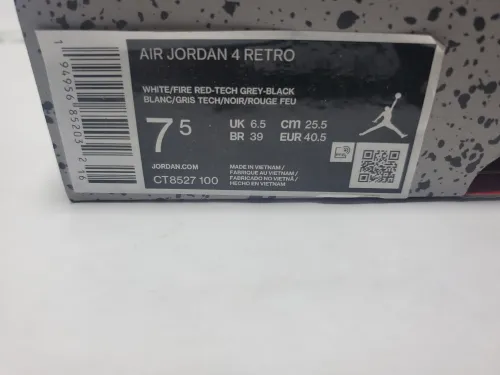 【Christmas Special Offers】PK God Batch Air Jordan 4 Retro White Oreo CT8527-100 review 