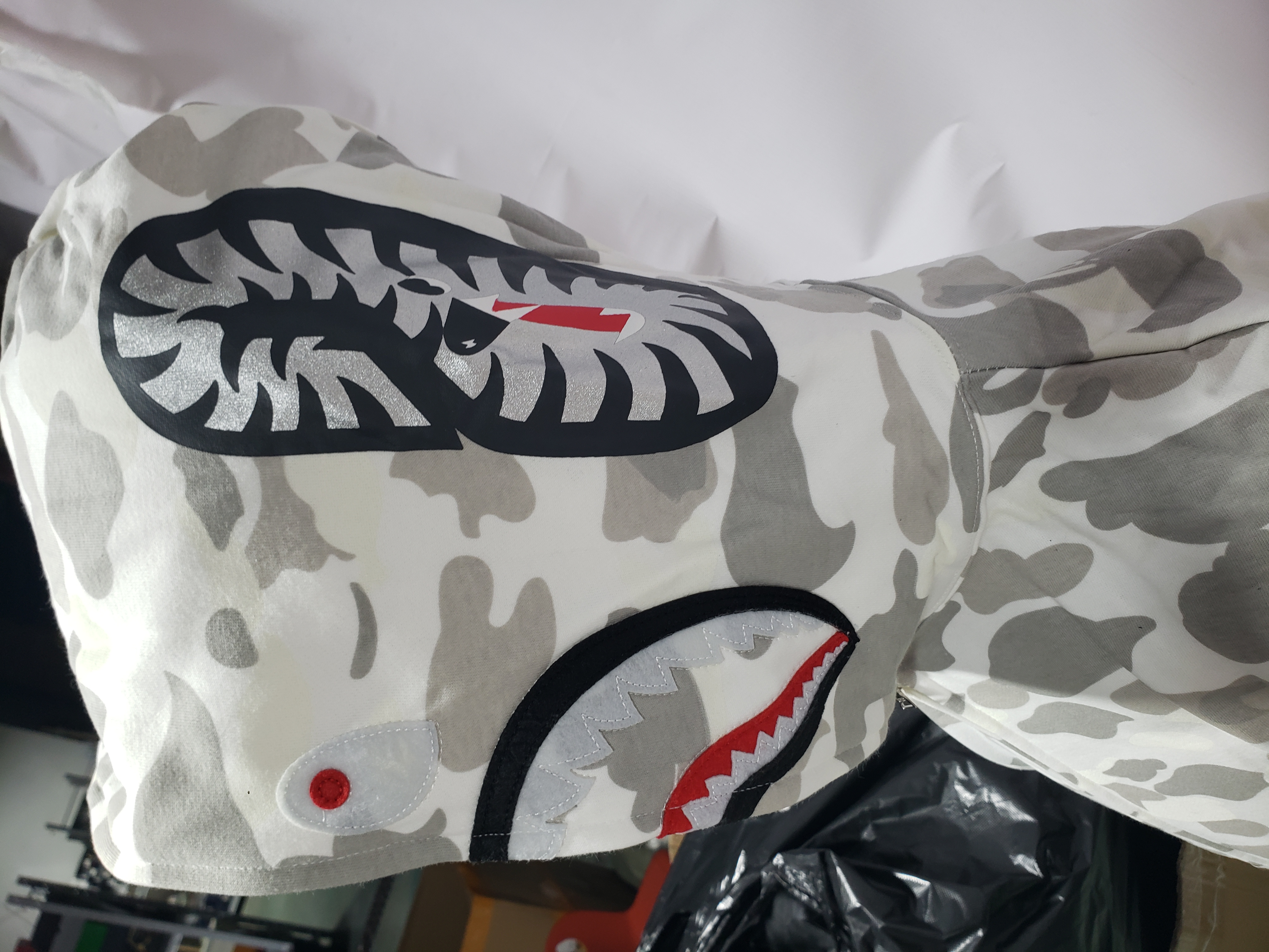 BAPE Luminous Spot Camouflage hoodie review Stockicks 03