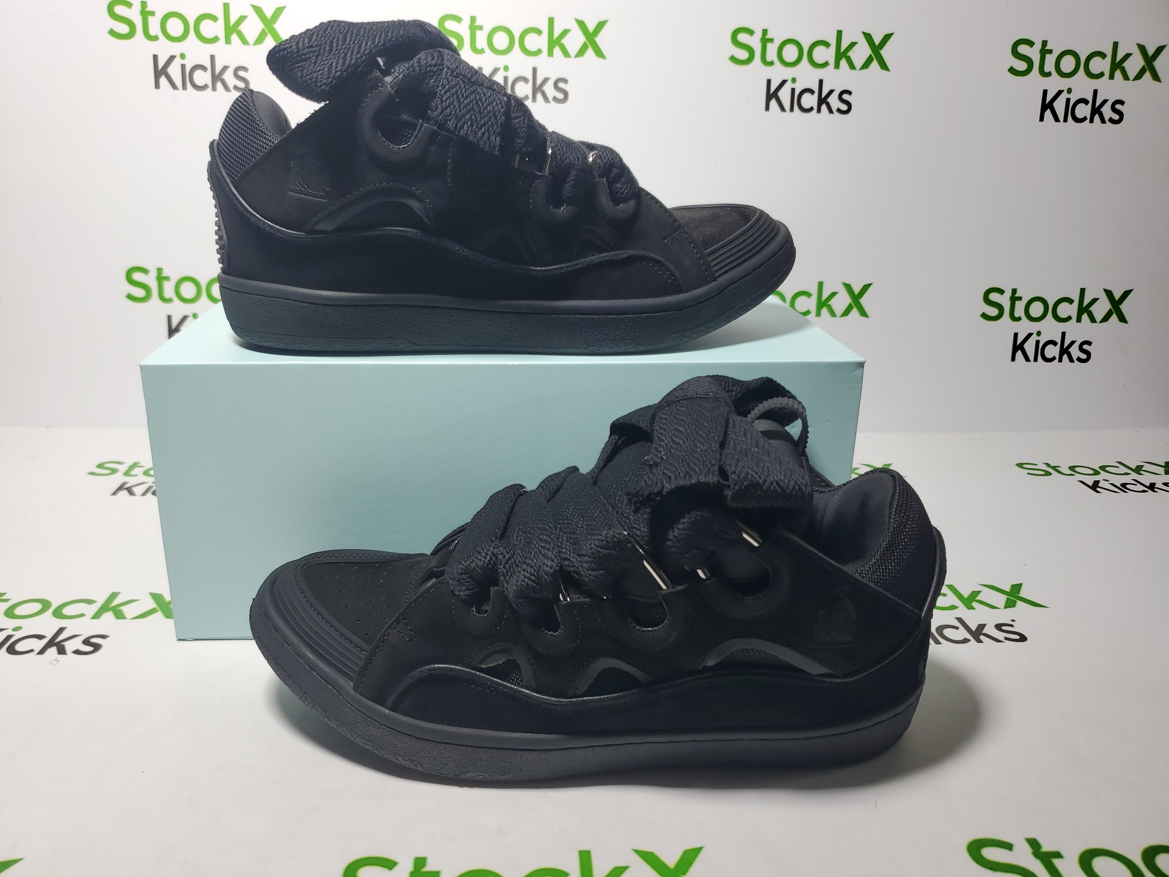 【Top PK God Batch】Lanvin Curb Sneaker Black review Stockicks 01