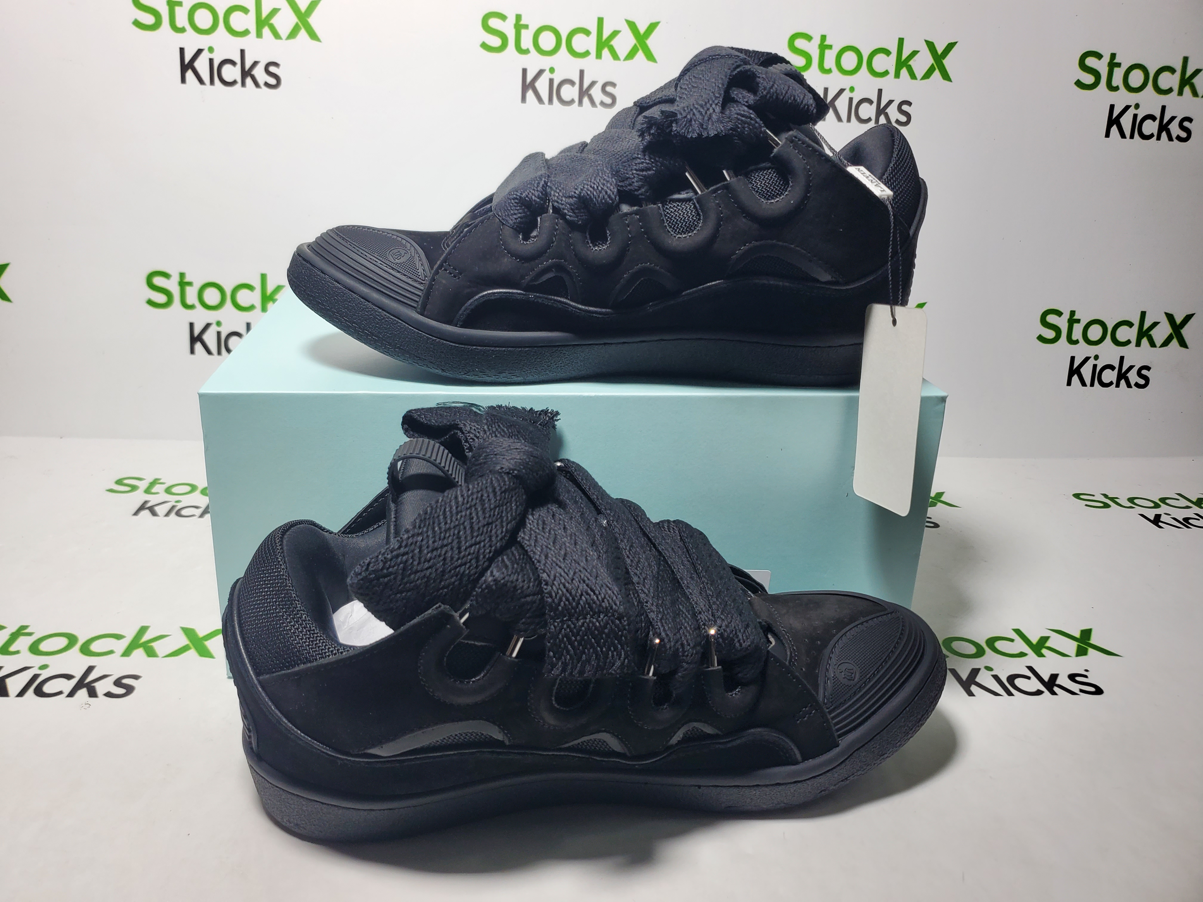 【Top PK God Batch】Lanvin Curb Sneaker Black review Stockicks 02