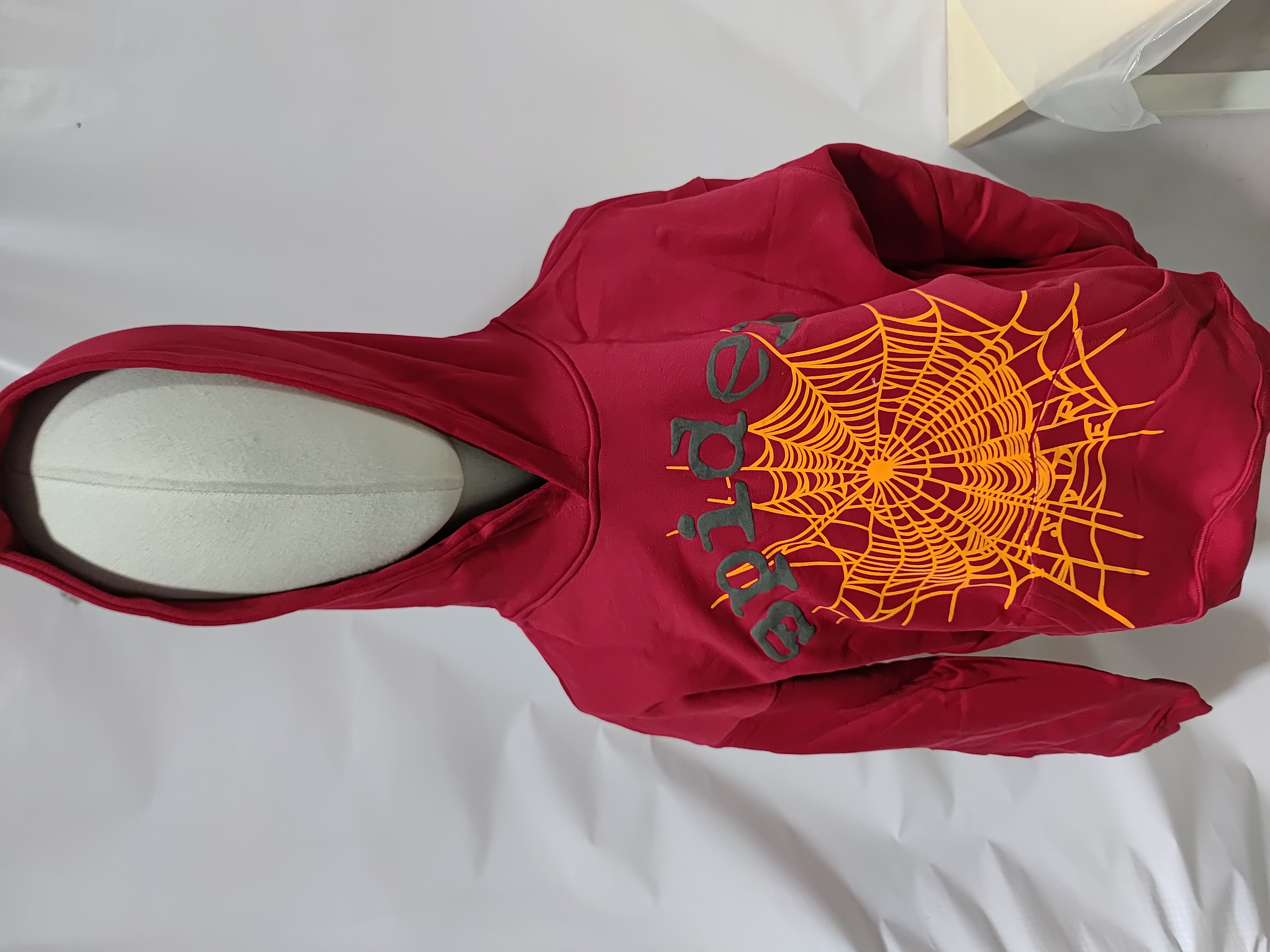 Sp5der Hoodie Red YZ GE945 review Stockicks 01