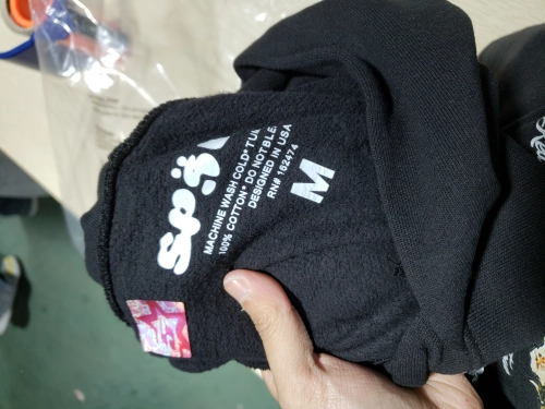 Sp5der OG Rhinestone Hoodie Black 2022 YZ EG938 review 