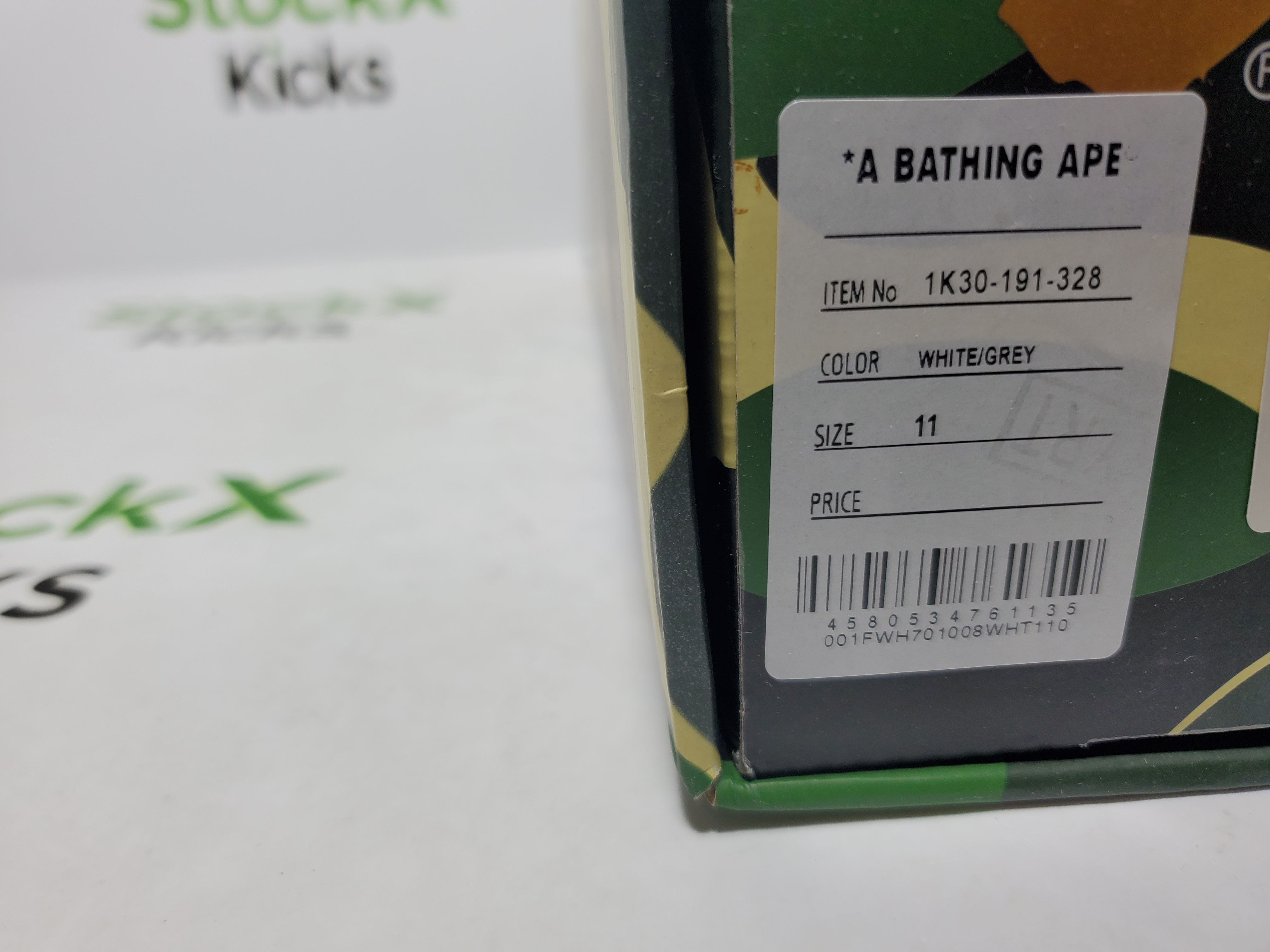 A Bathing Ape Bape Sta Low Grey White OZXSH W291 328 review Stockicks 00