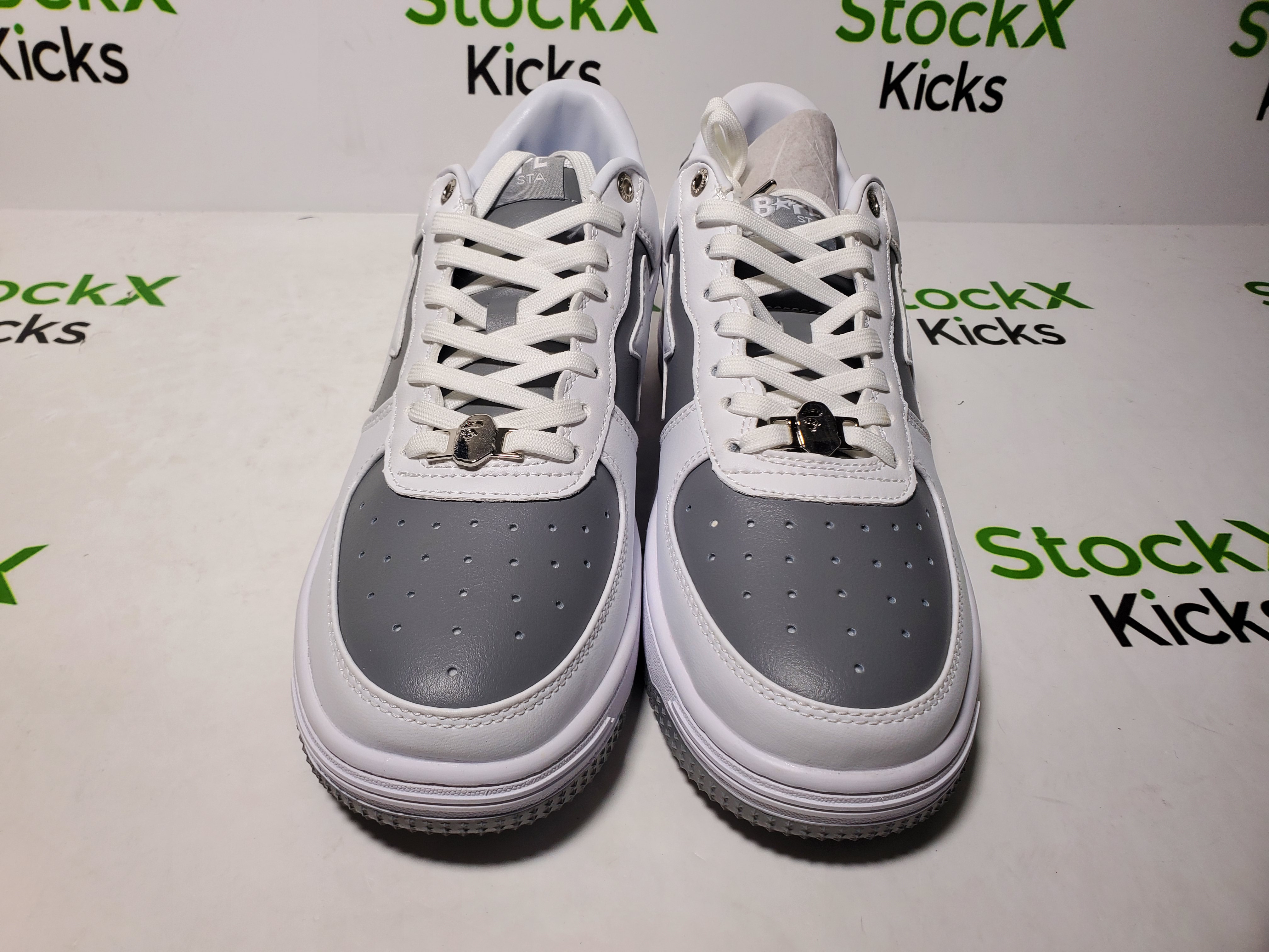 A Bathing Ape Bape Sta Low Grey White OZXSH W291 328 review Stockicks 04