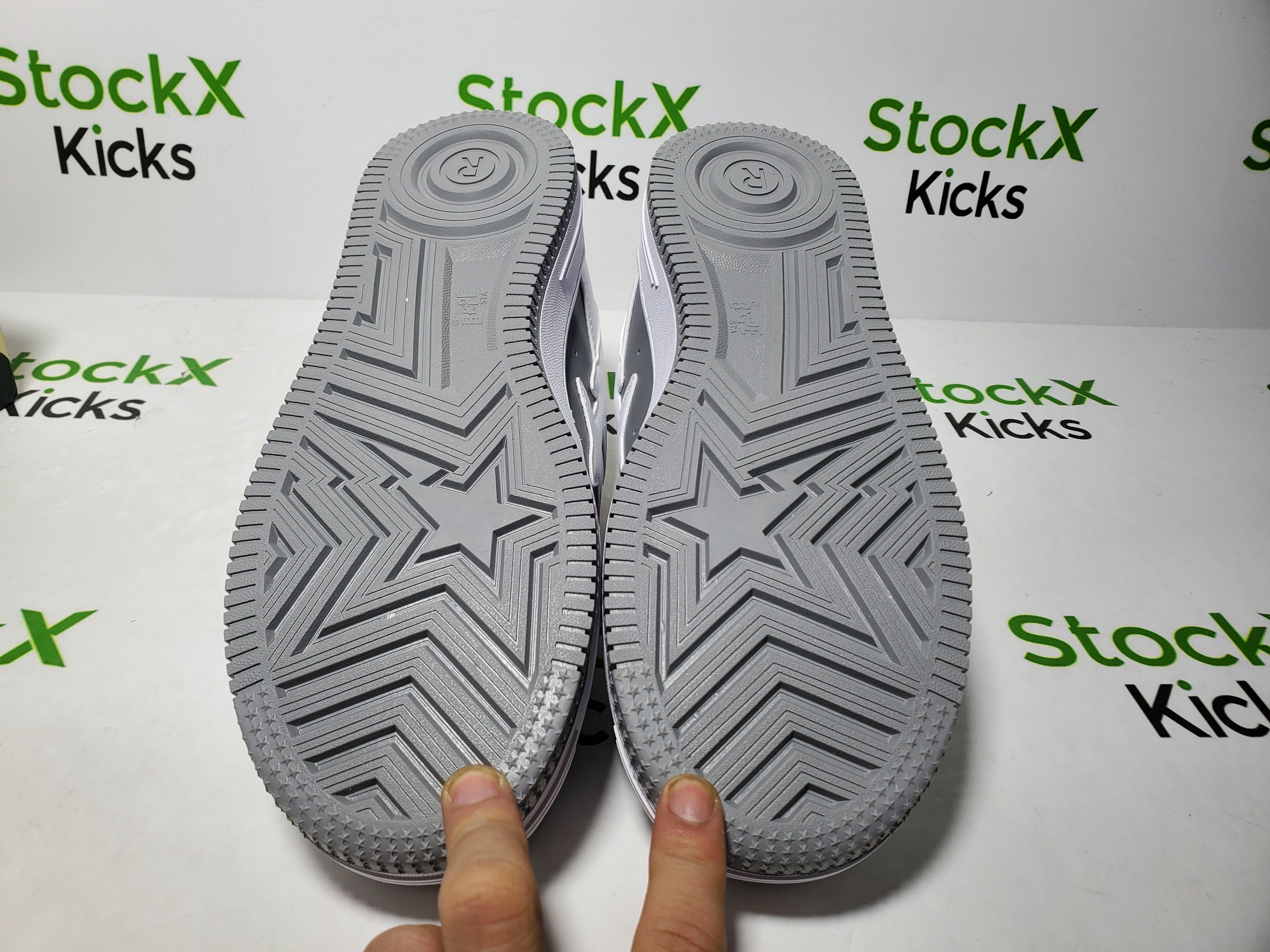 A Bathing Ape Bape Sta Low Grey White OZXSH W291 328 review Stockicks 05