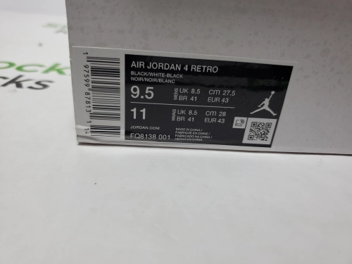 【Top PK God Batch】PK God Batch Nike Air Jordan 4 Retro White Thunder FQ8138-001 review 