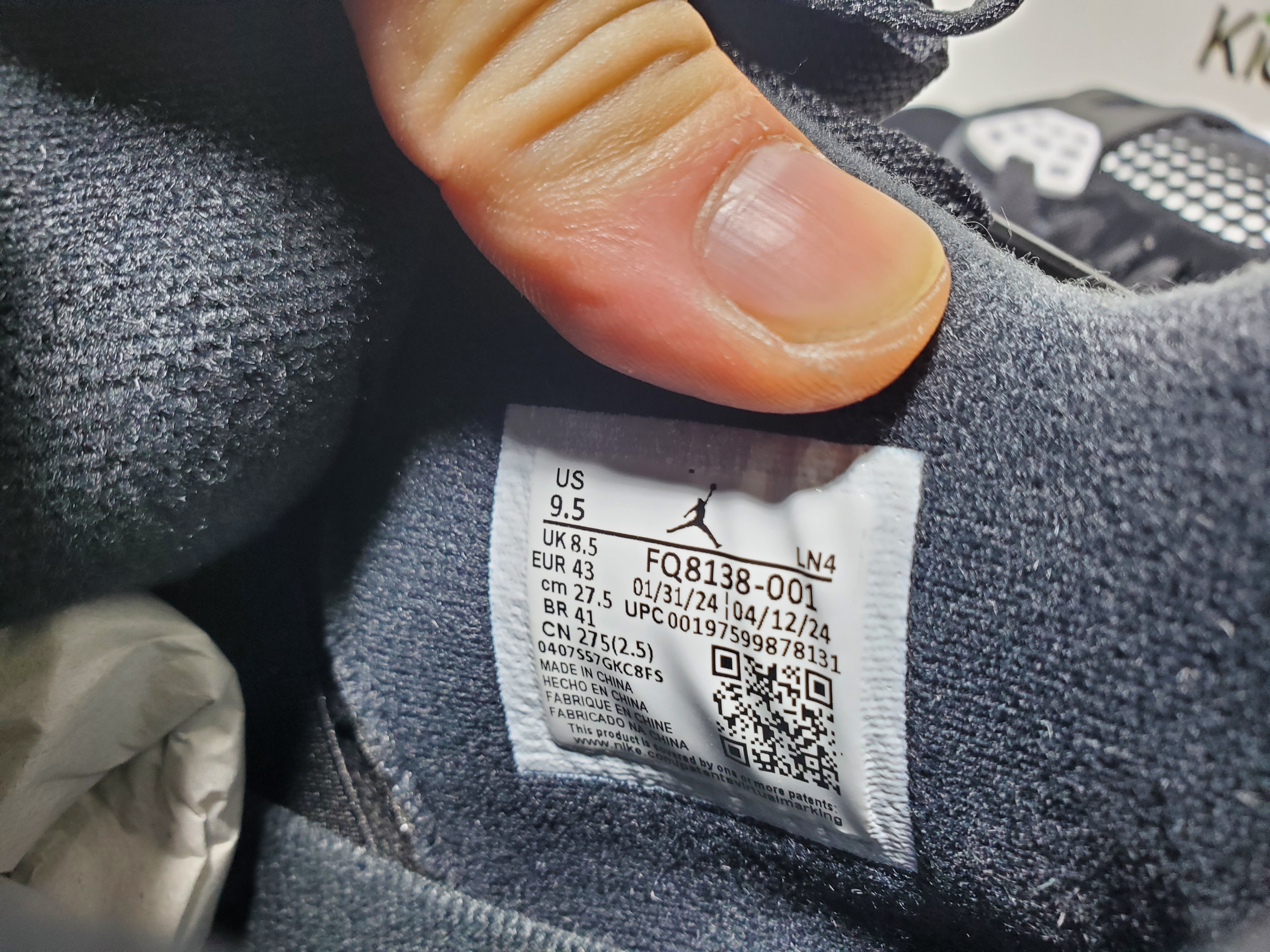 【Top PK God Batch】PK God Batch Nike Air Jordan 4 Retro White Thunder FQ8138-001 review Stockicks 05