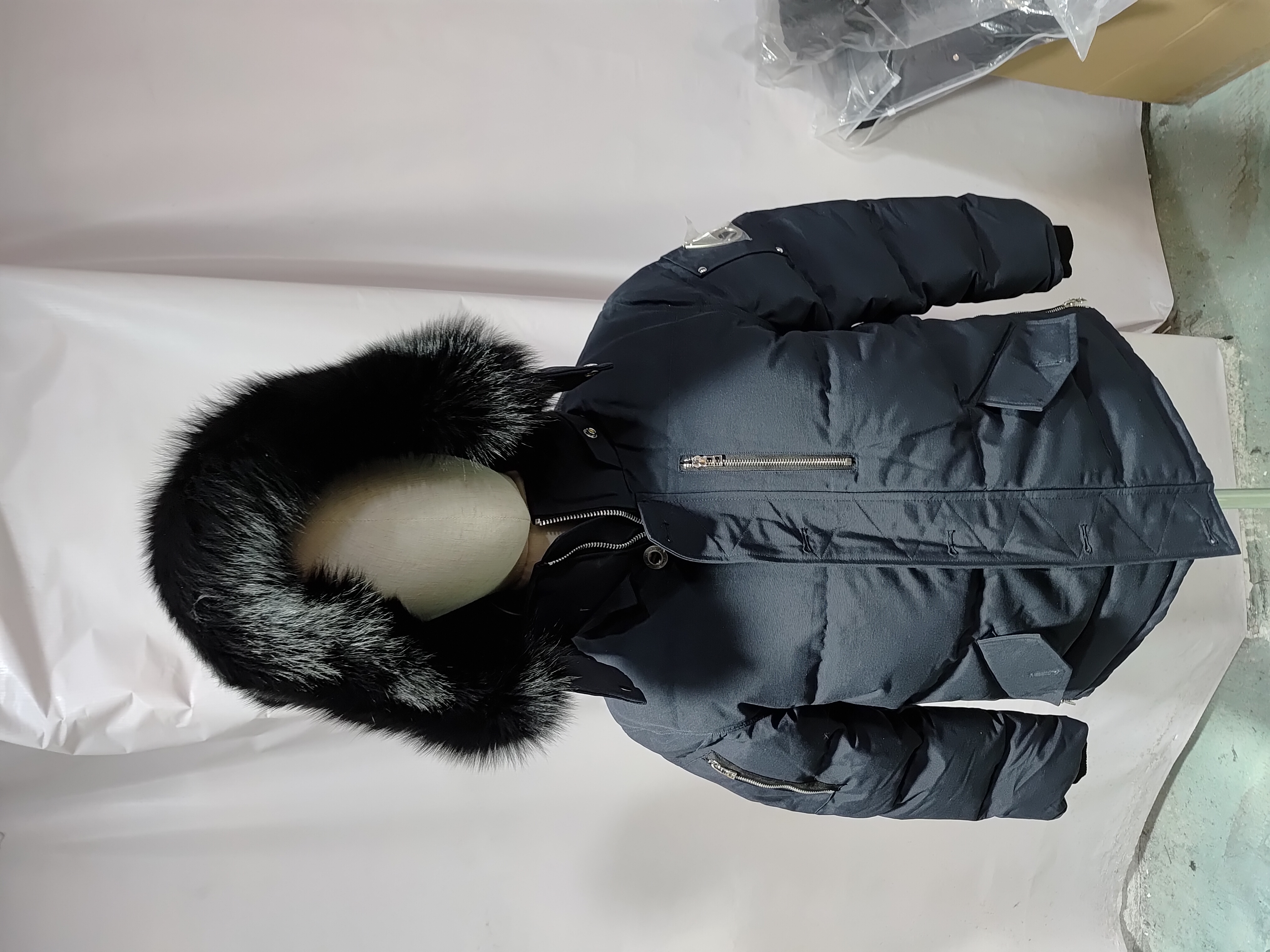 Moose Knuckles Men's Shearling 3Q Jacket Dark Blue review Stockicks 01