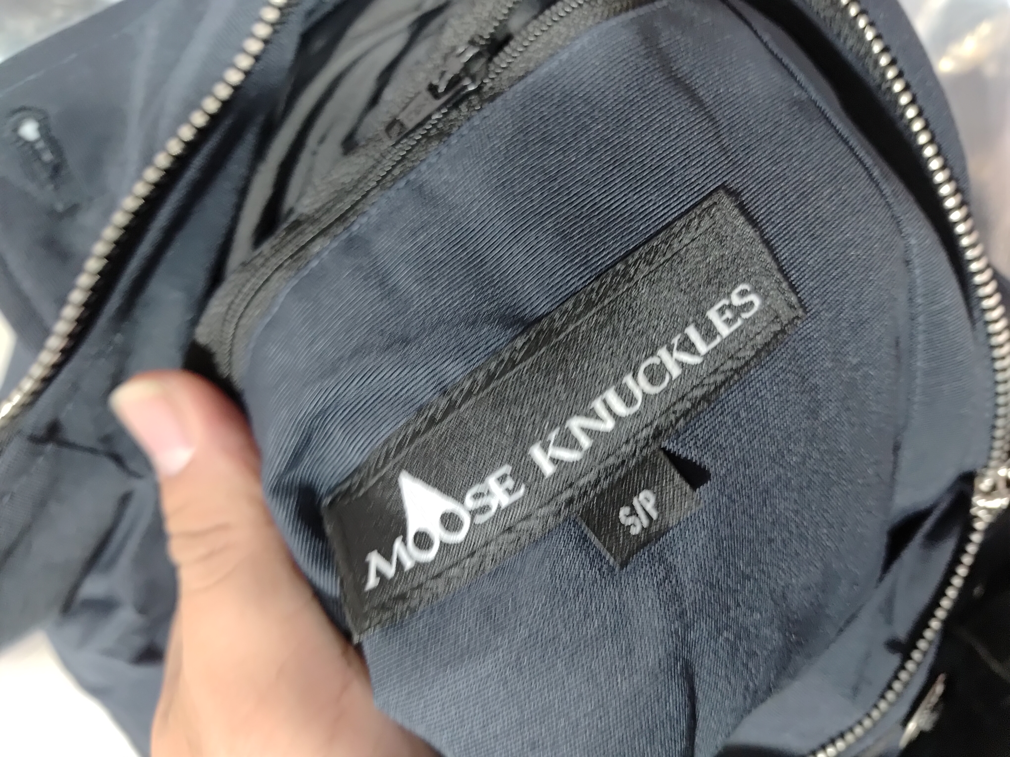 Moose Knuckles Men's Shearling 3Q Jacket Dark Blue review Stockicks 00