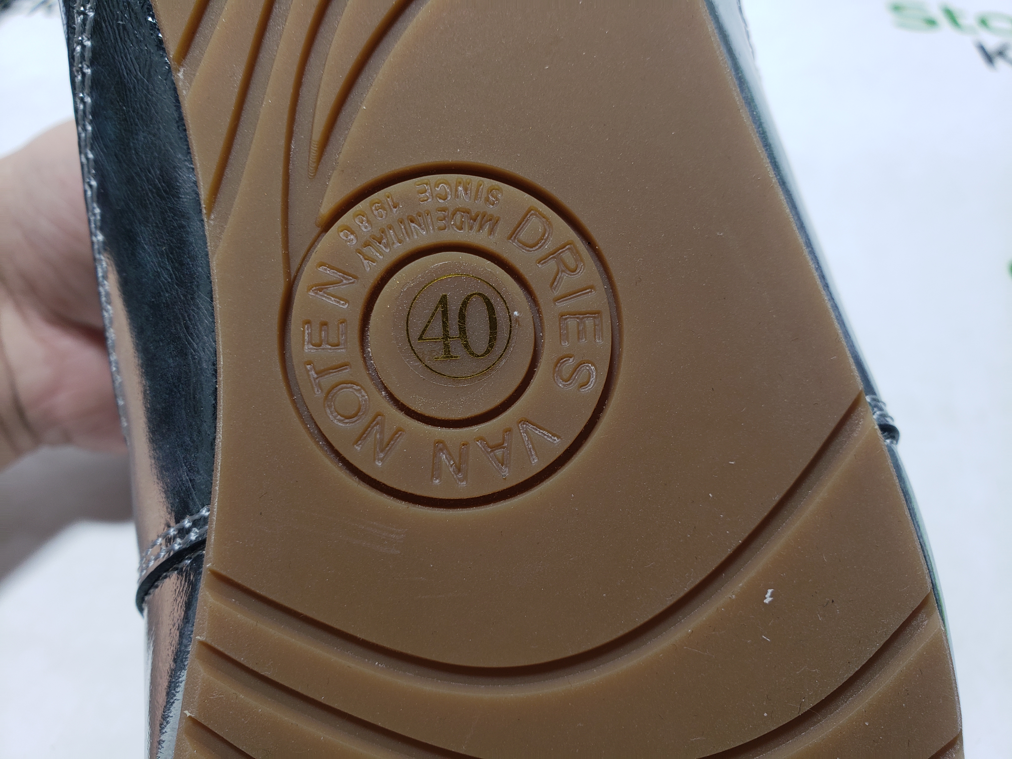 PK God Batch Dries Van Noten Suede Sneakers Liquid Silver review Stockicks 03