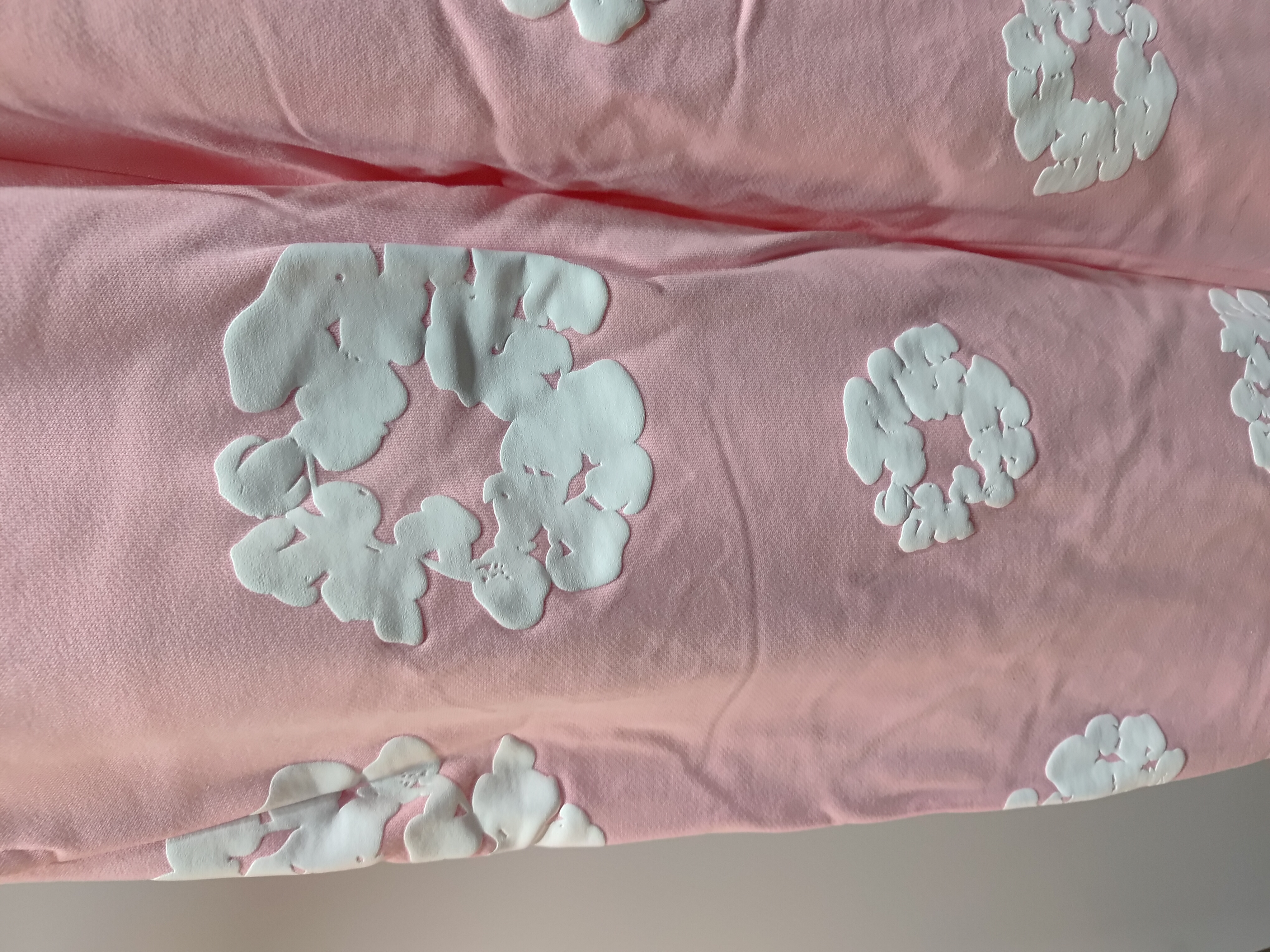 Denim Tears The Cotton Wreath Sweatpants Pink review Stockicks 02