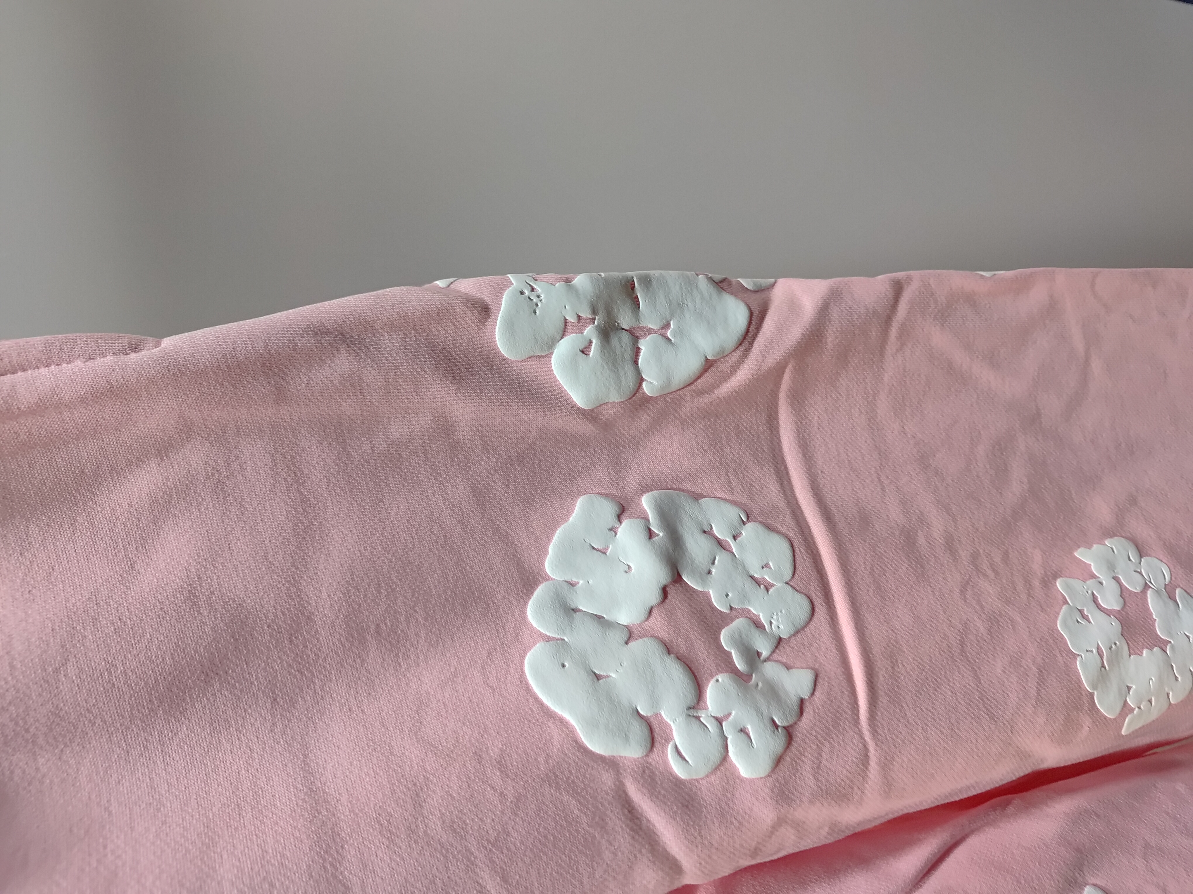 Denim Tears The Cotton Wreath Sweatpants Pink review Stockicks 04