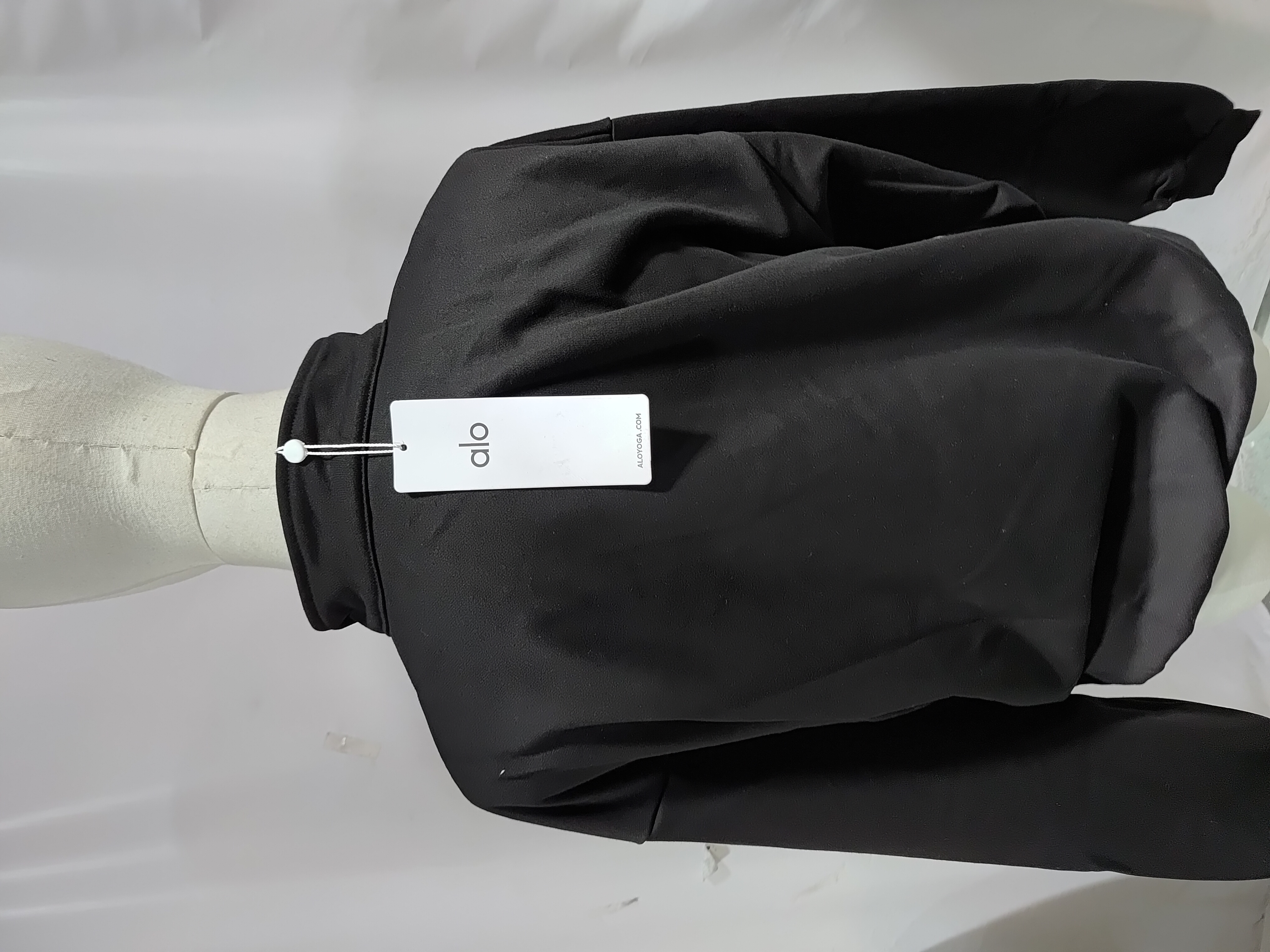 Alo Yoga Accolade 1/4 Zip Pullover Set Black review Stockicks 03