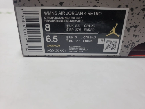 【Special Offers】PK God Batch Air Jordan 4 WMNS “Frozen Moments” AQ9129-001 review 
