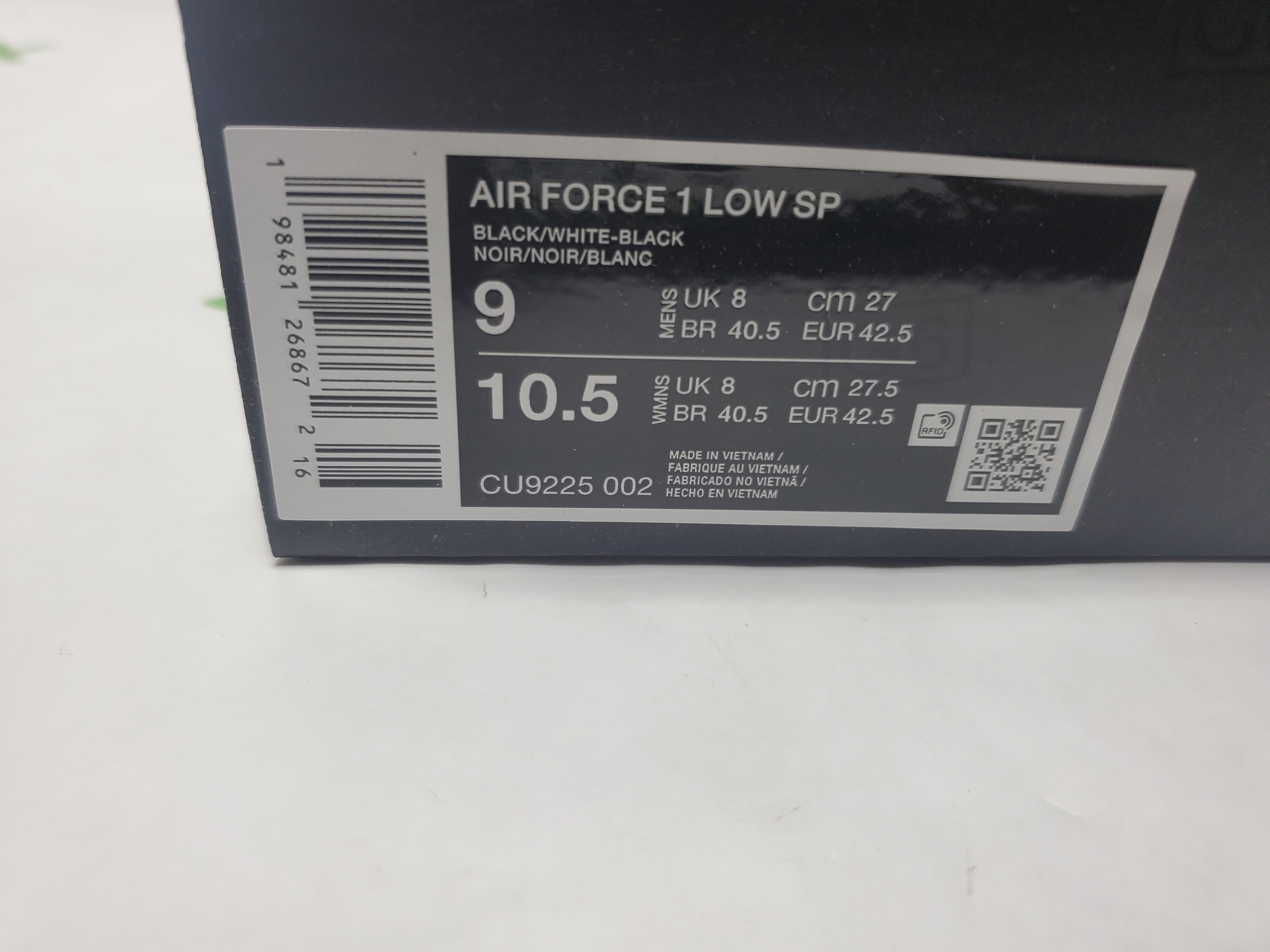 LJR Batch Nike Supreme x Air Force 1 Low 'Box Logo - Black White' CU9225-002 review Stockicks 00