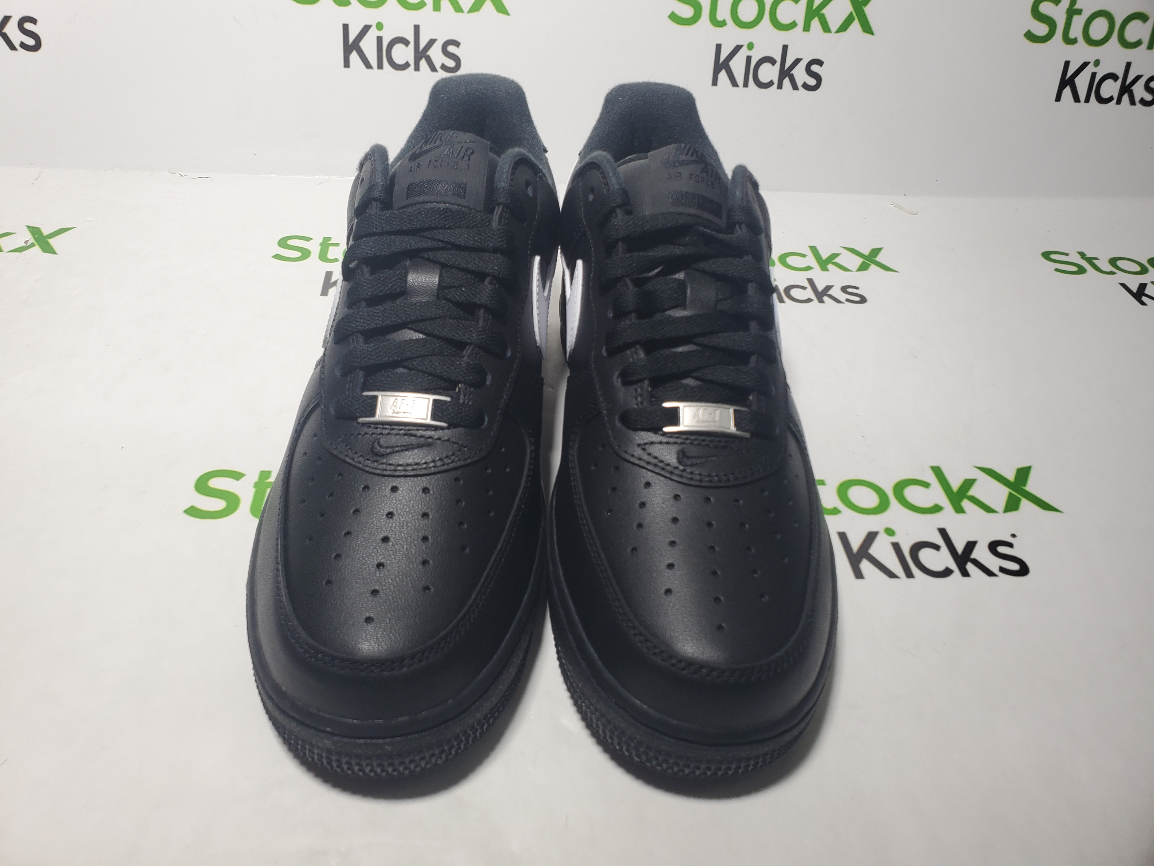 LJR Batch Nike Supreme x Air Force 1 Low 'Box Logo - Black White' CU9225-002 review Stockicks 04
