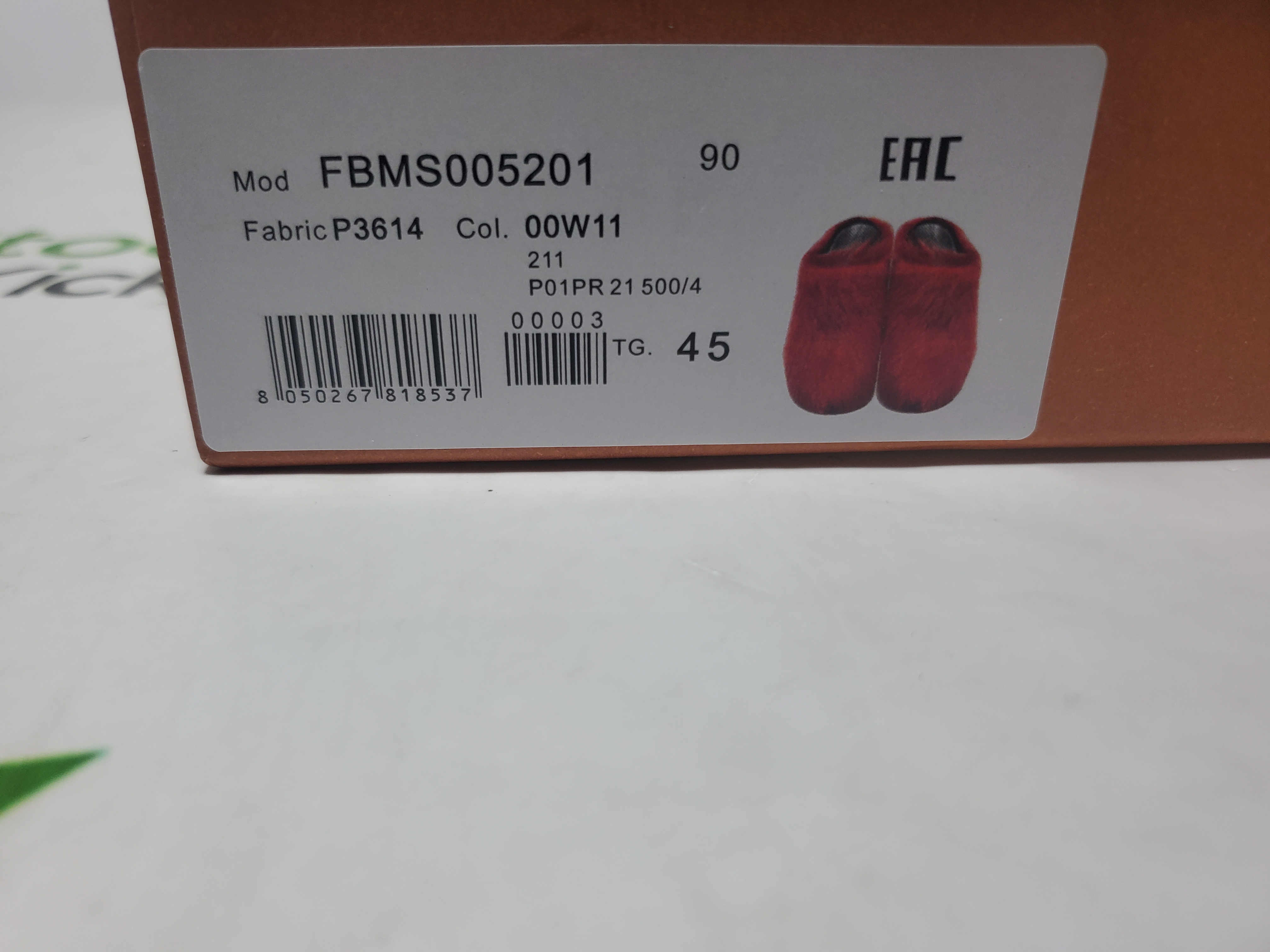 Marni Long-hair Calfskin Fussbett Sabot Red SBMS004601P412200R66 review Stockicks 00