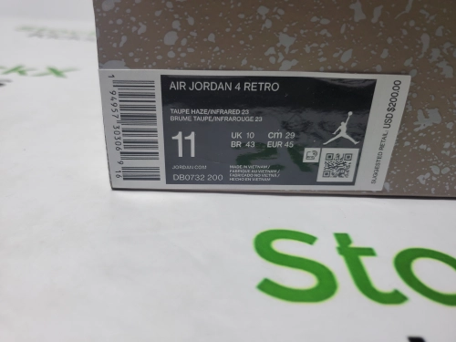 【Special Offers】PK God Batch Air Jordan 4 Retro 'Cave Stone' FV5029-200 review 