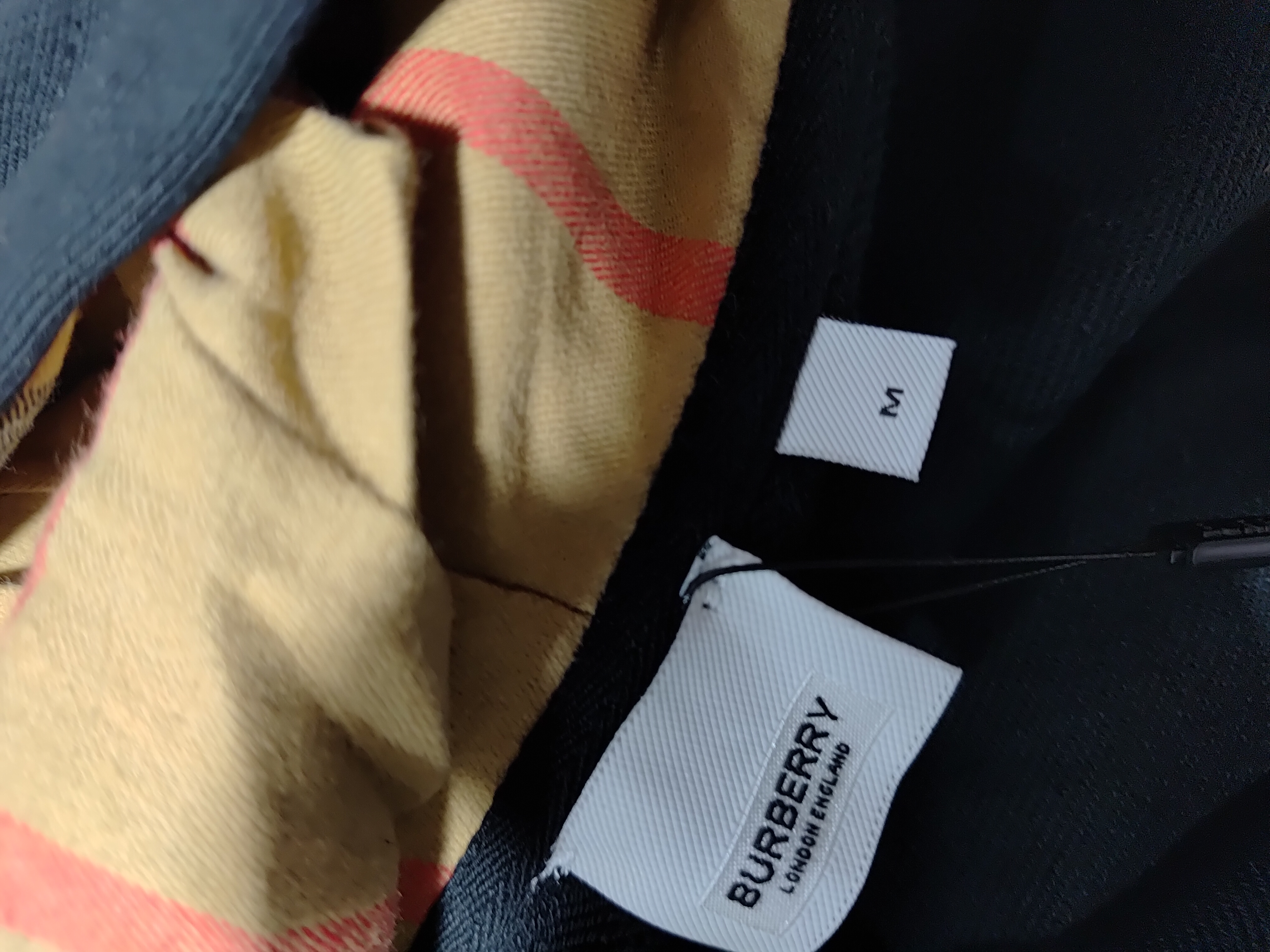 Burberry Zip Up Hoodie With Check Hood Black Archive Beige review Stockicks 00