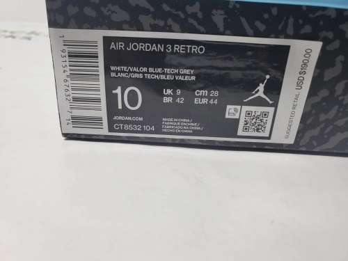 PK God Batch Air Jordan 3 Retro UNC (2020) CT8532-104 review 