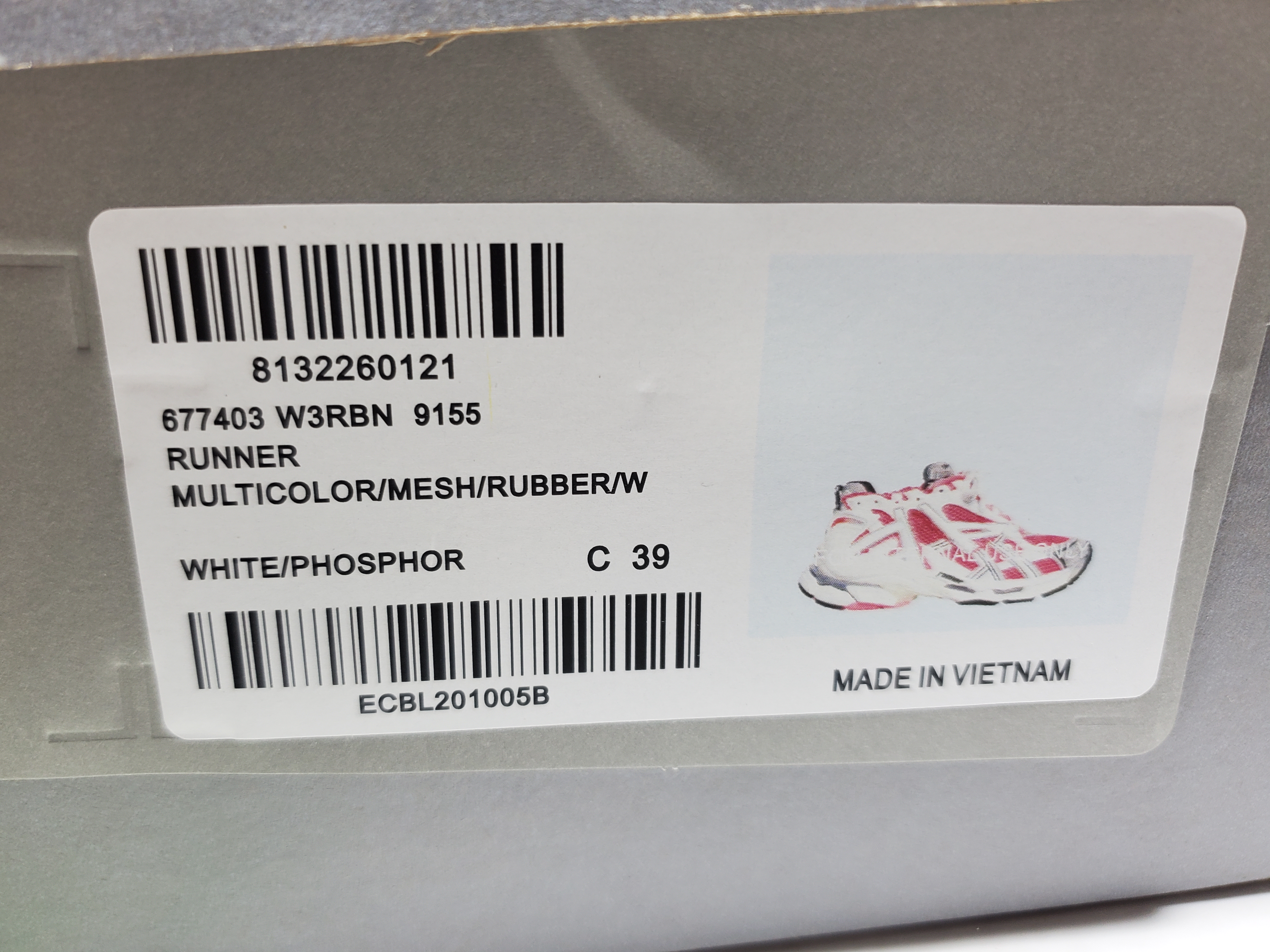 Balenciaga Runner White Fluo Pink 677402 W3RBN 9155 review Stockicks 00