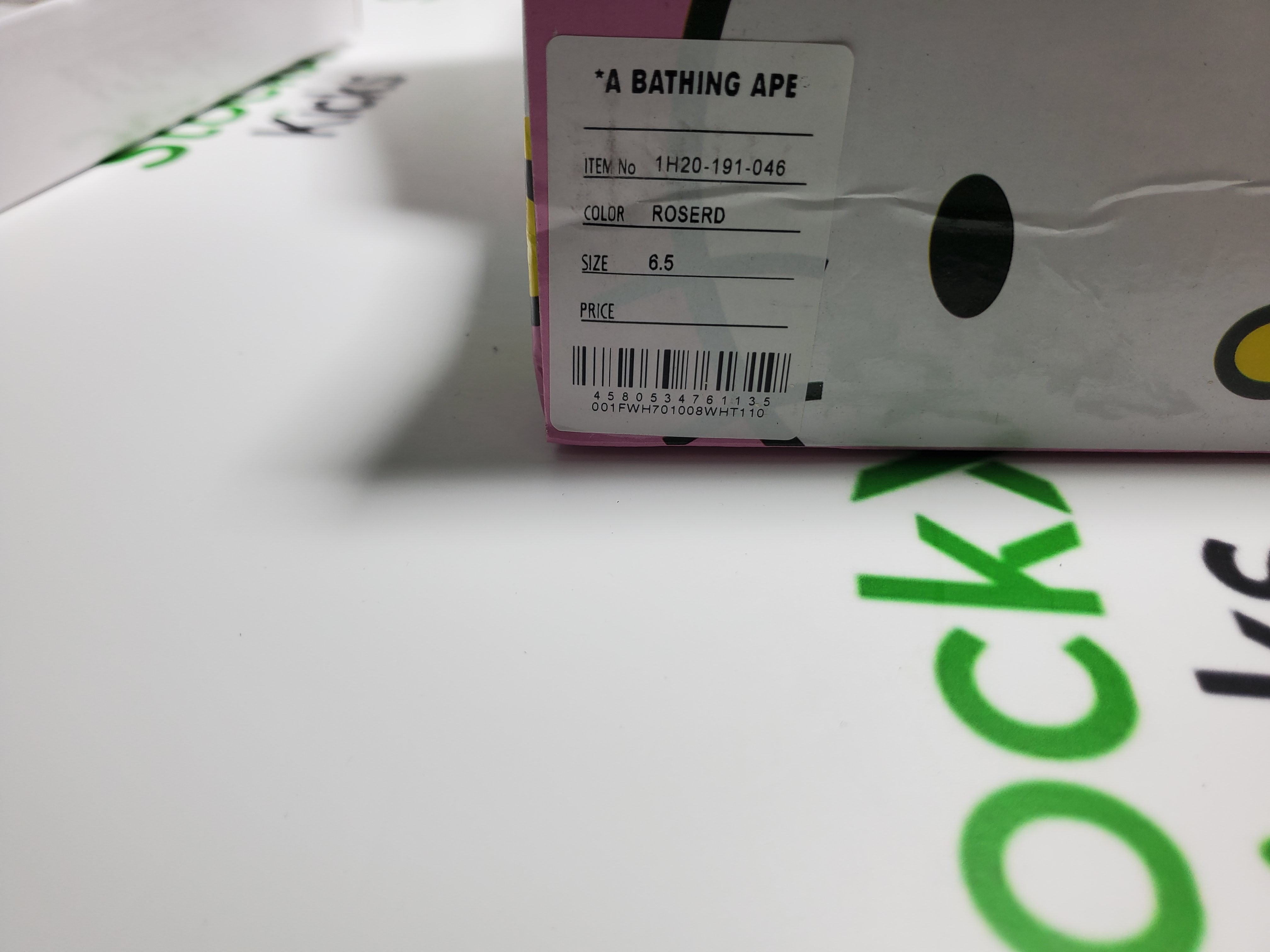 A Bathing Ape Bape Sta Low Nine Red Cartoon 1H20-191-046 review Stockicks 00