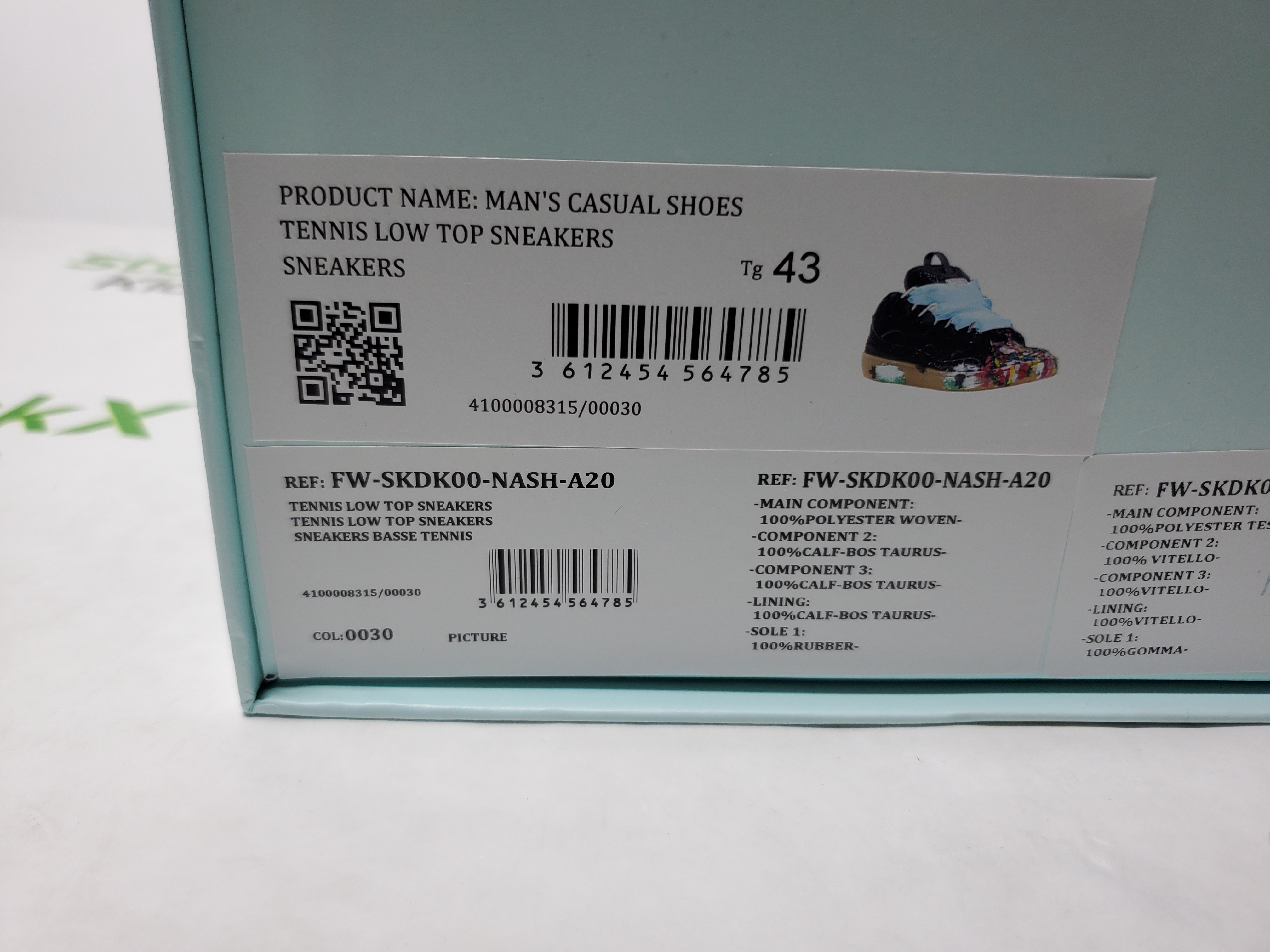 【Top PK God Batch】Lanvin Leather Curb Sneaker Gallery Dept. Black Multi PB FW-SKDK02-DRGD-P2210S1 review Stockicks 00