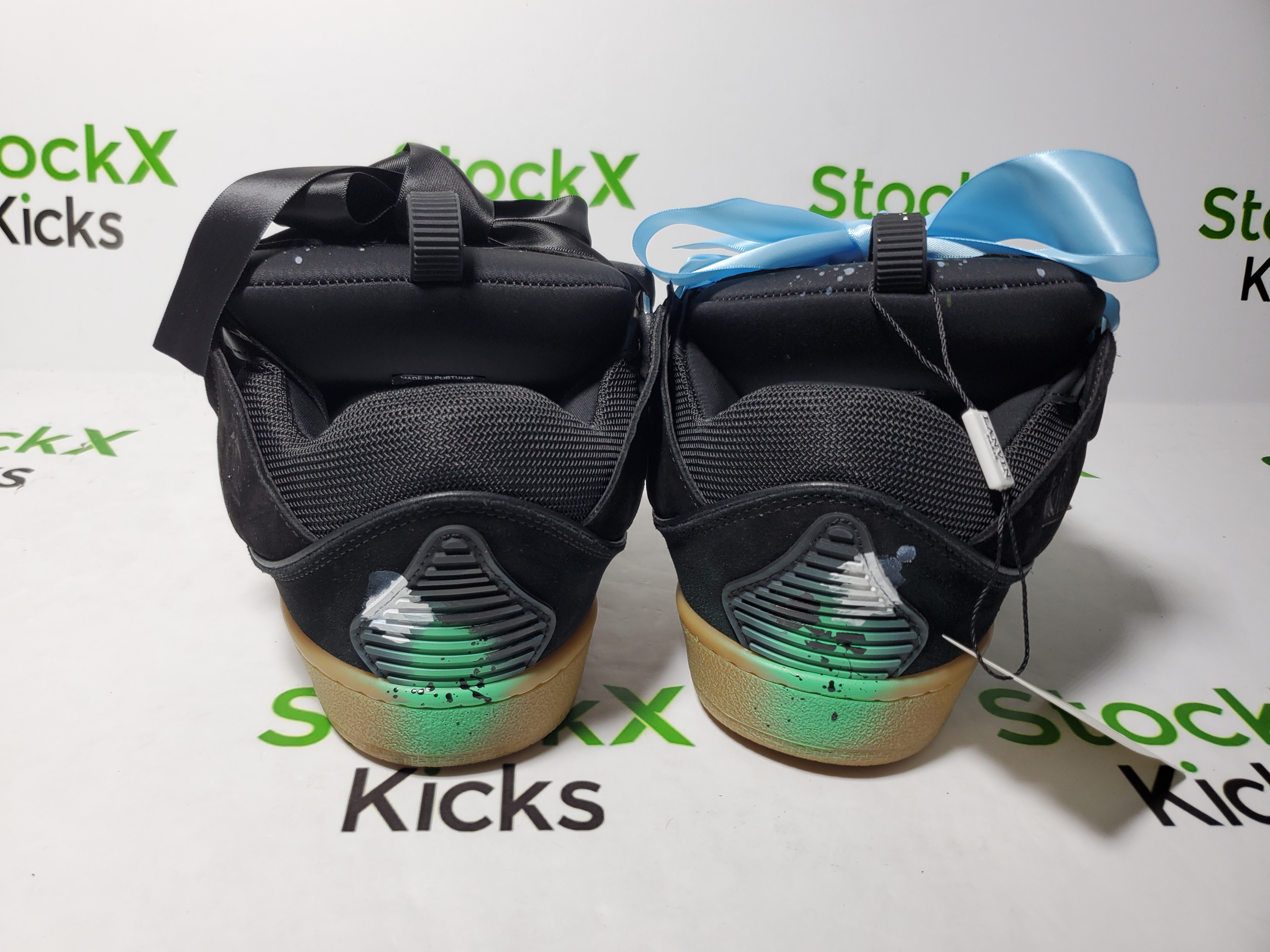 【Top PK God Batch】Lanvin Leather Curb Sneaker Gallery Dept. Black Multi PB FW-SKDK02-DRGD-P2210S1 review Stockicks 03