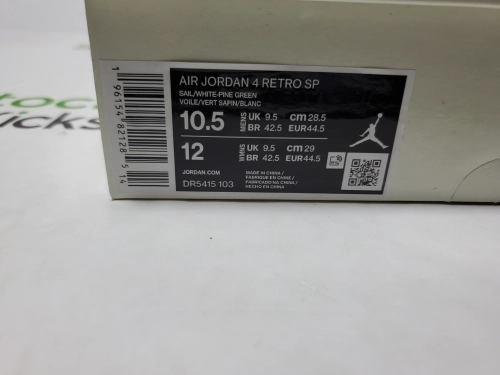 PK God Batch Jordan 4 Retro SB Pine Green DR5415-103 review 
