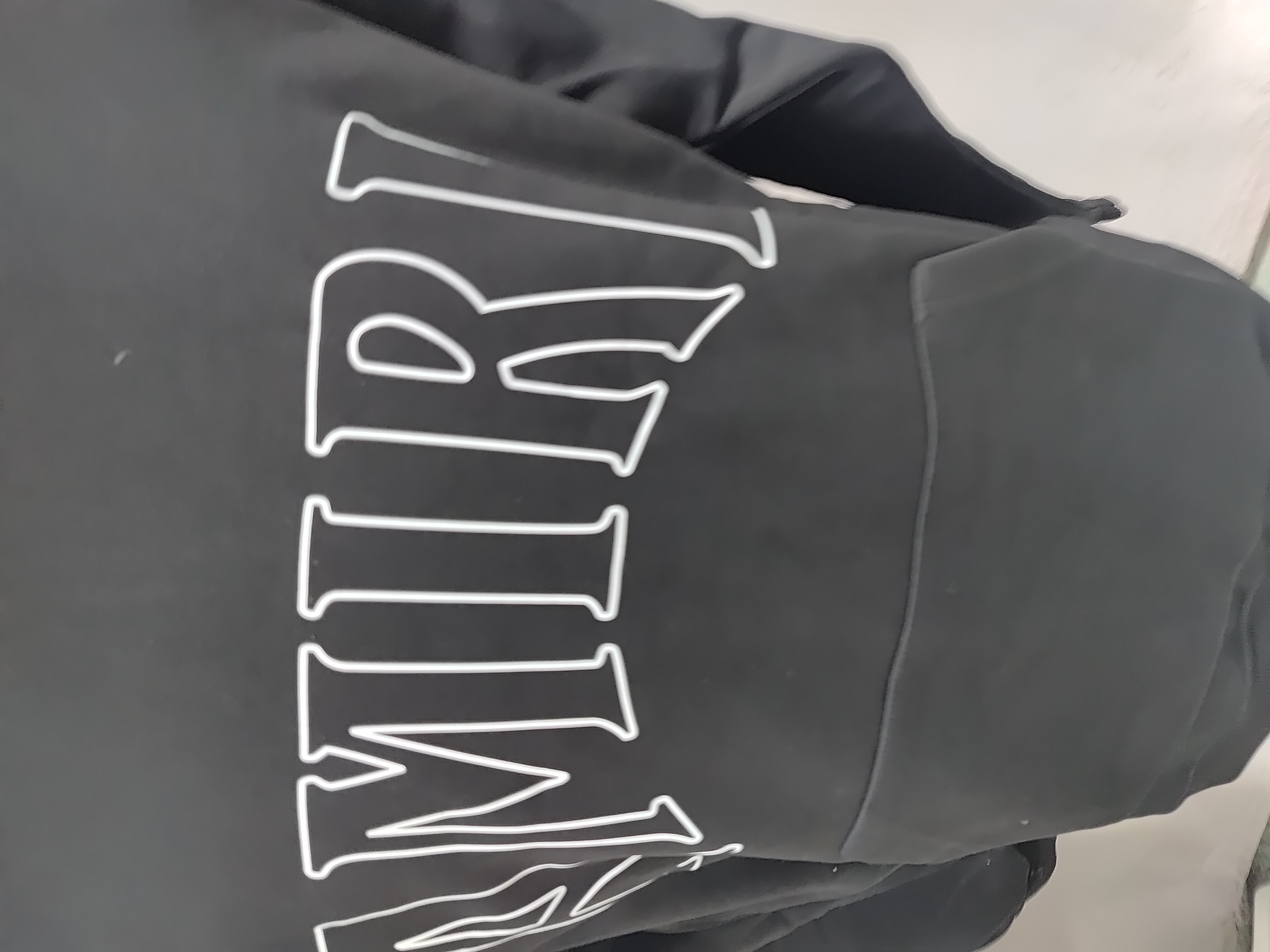 AMIRI Sun Hoodie #9278 Black/White review Stockicks 02