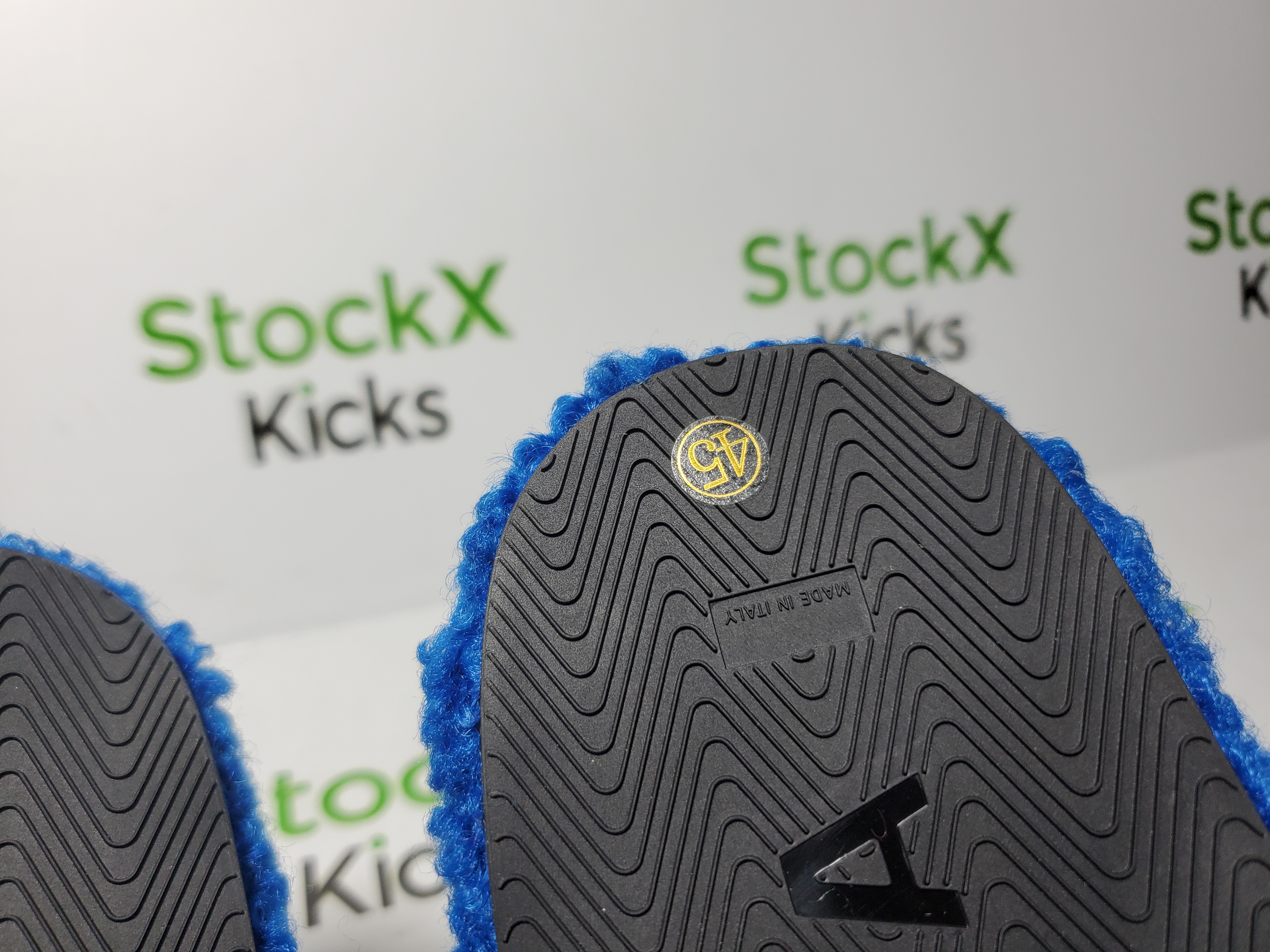 Balenciaga Furry Slide Blue CK 654747W2DO14096（QC needs at least 5 days or more） review Stockicks 06