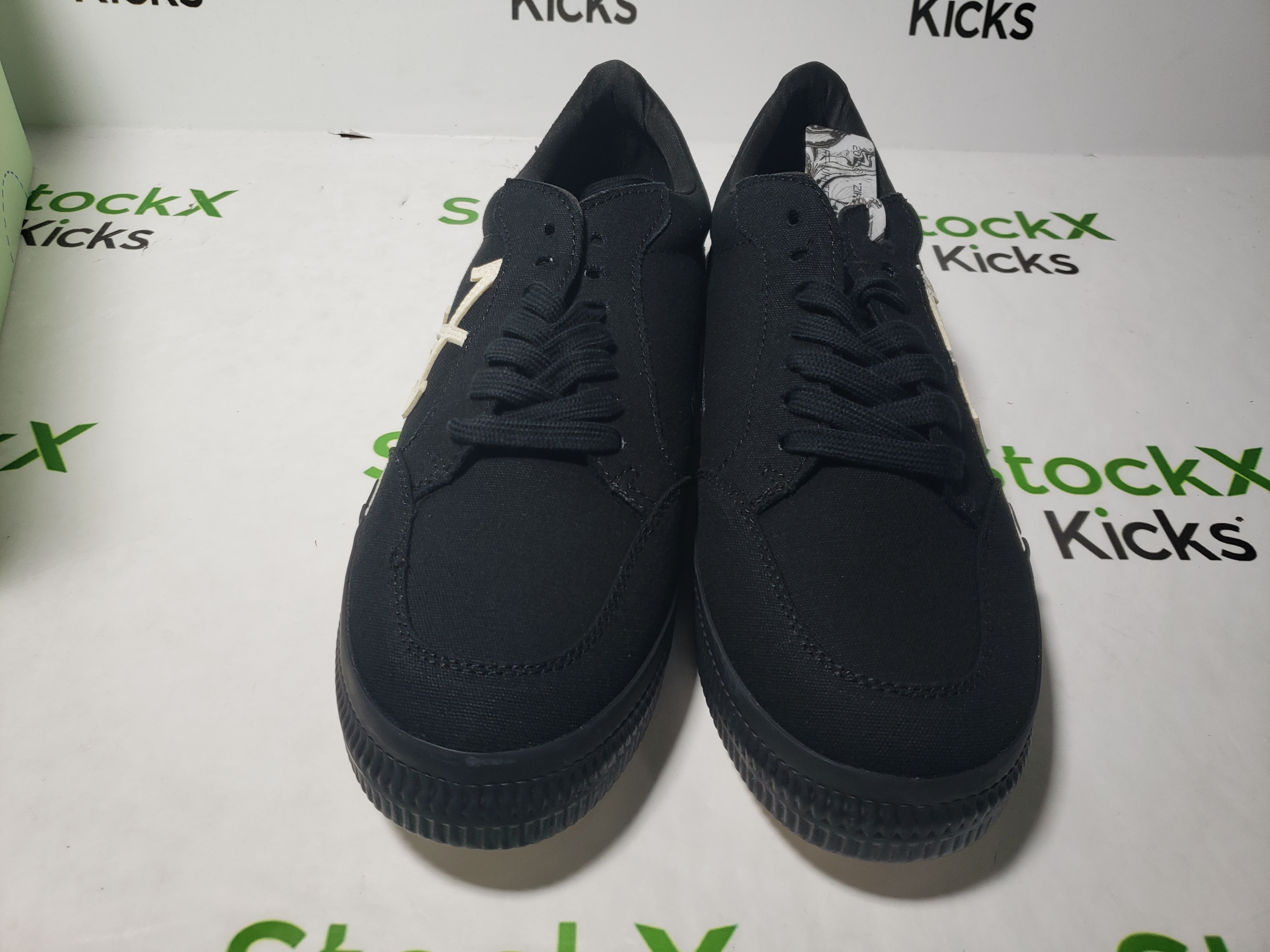 PK God Batch  Off-White Vulc Low Top 'Black' OMIA085E183510011000 review Stockicks 04