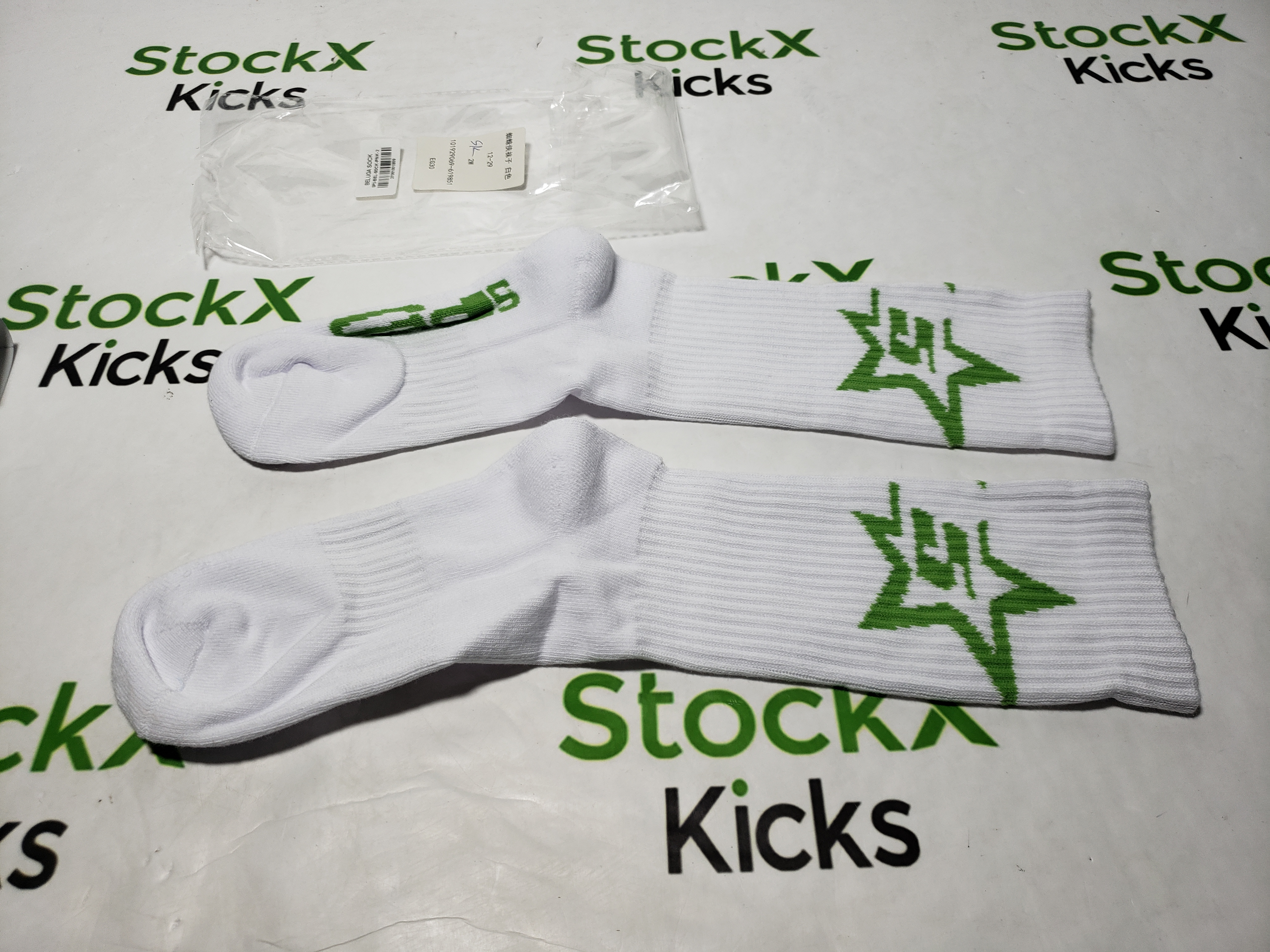 [Add One] Sp5der Socks White/ Black/ Orange/ Pink/ Green EG0719 review Stockicks 02