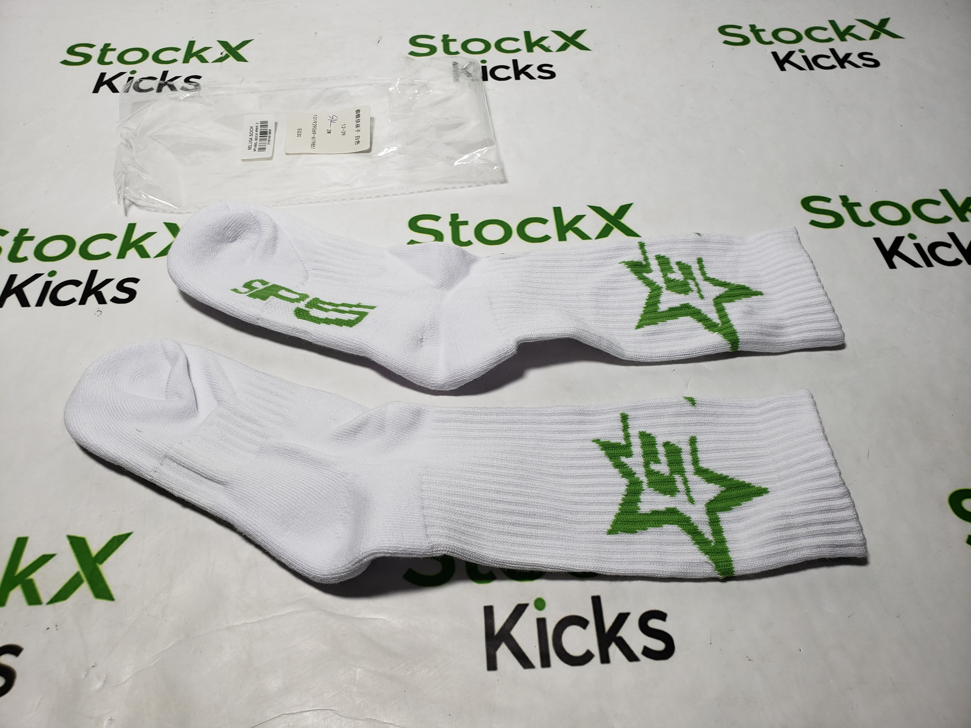 [Add One] Sp5der Socks White/ Black/ Orange/ Pink/ Green EG0719 review Stockicks 01