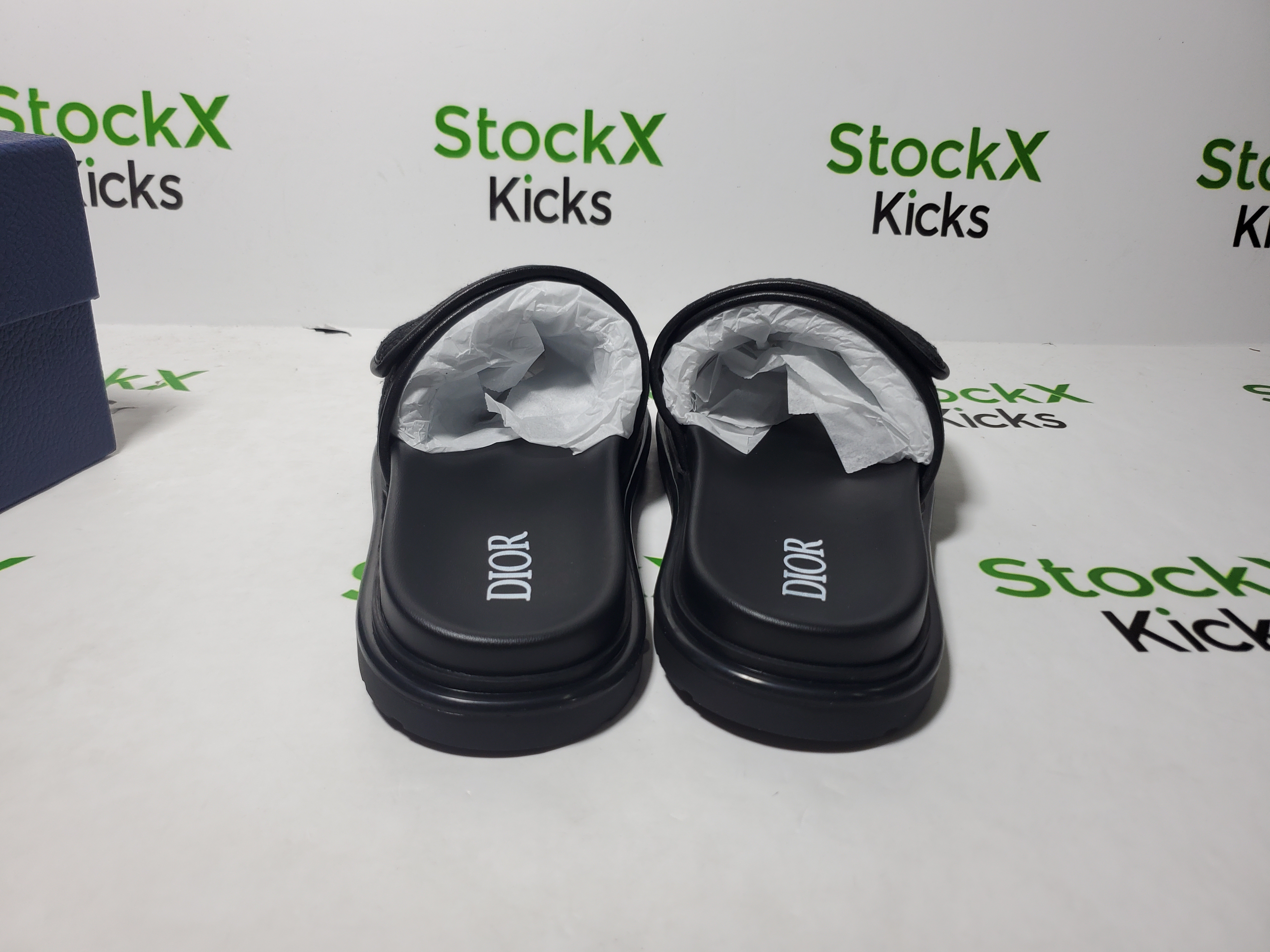 Dior Aqua Sandal Black Dior Oblique Jacquard review Stockicks 03