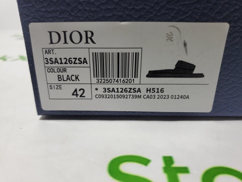 Dior Aqua Sandal Black Dior Oblique Jacquard review 