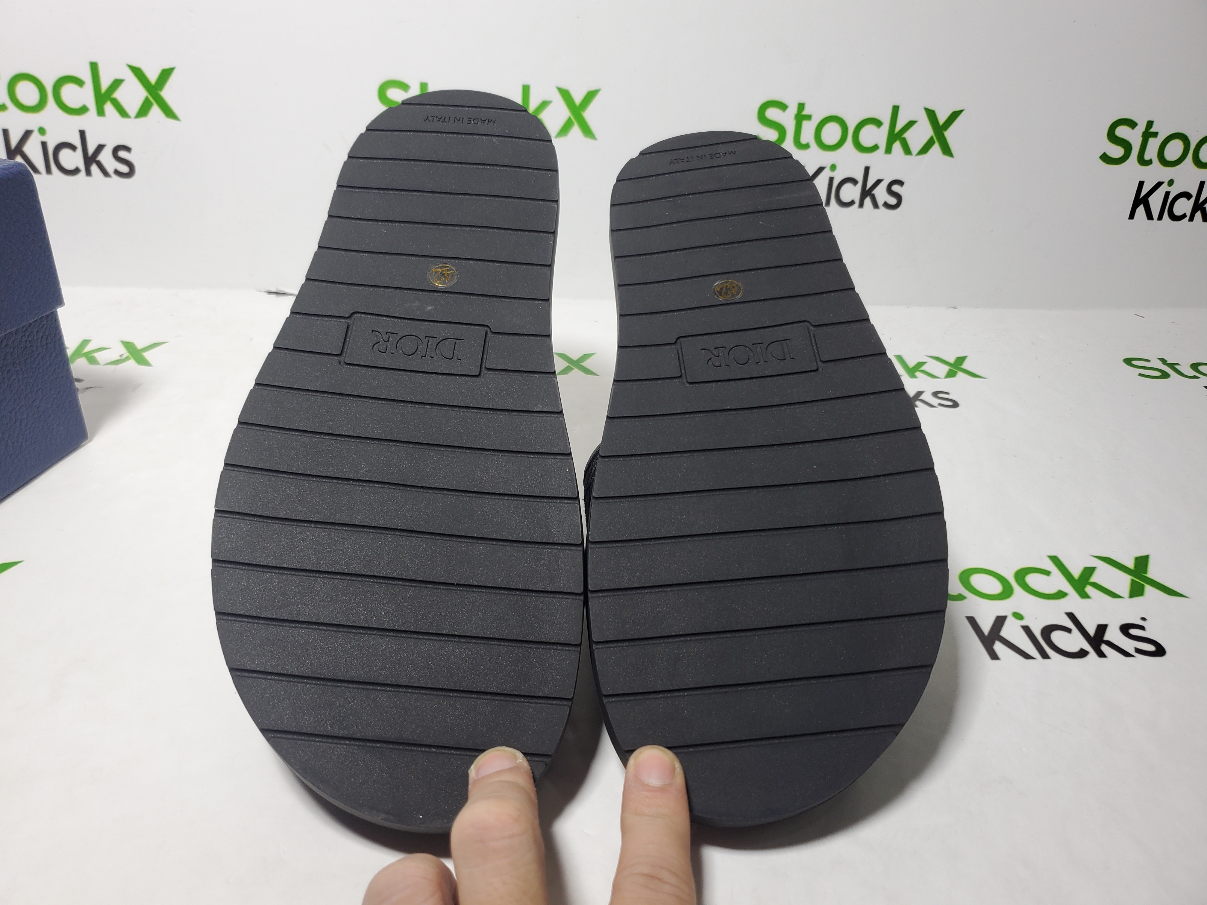 Dior Aqua Sandal Black Dior Oblique Jacquard review Stockicks 05